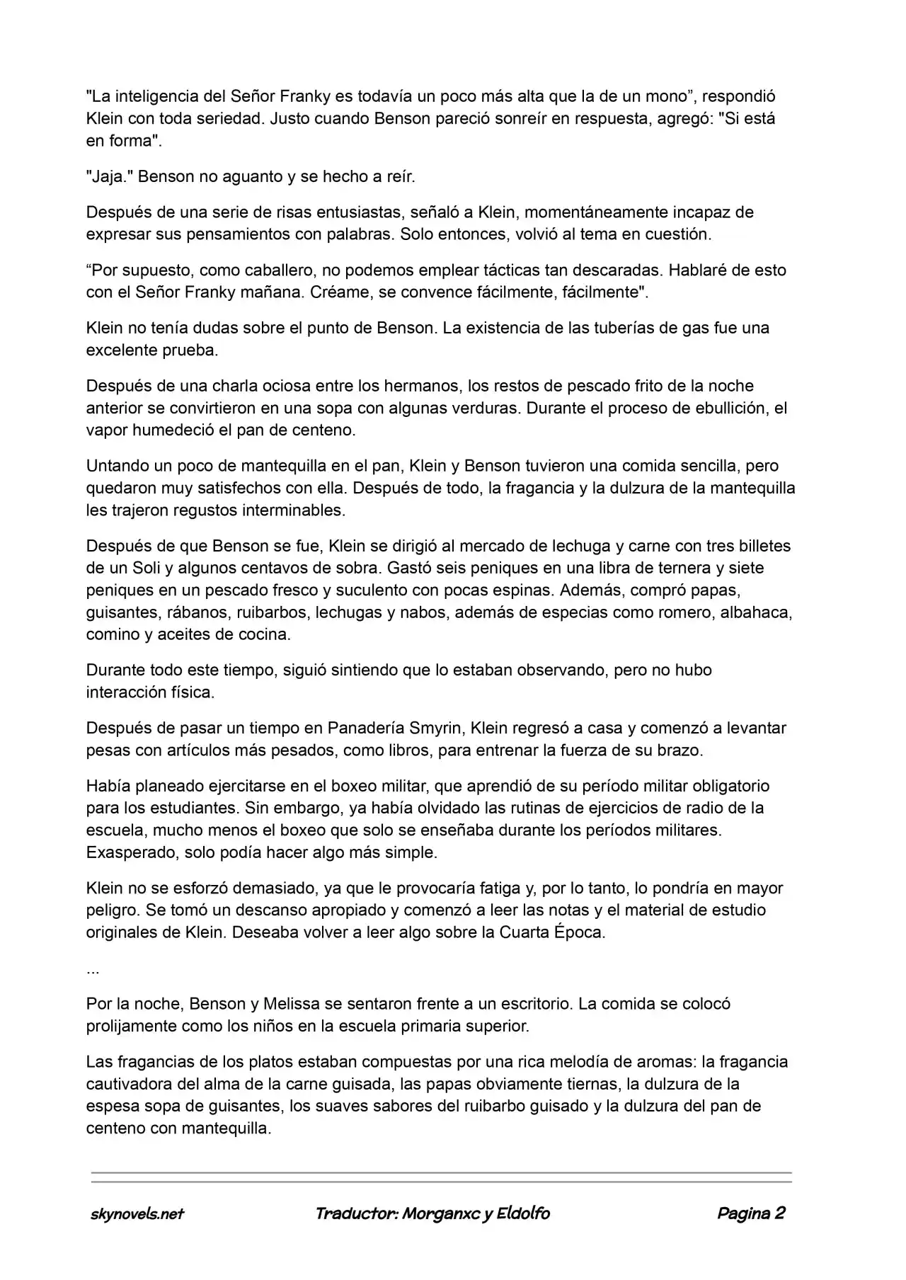 Lord Of The Mysteries (Novela) - Capítulo 27 - Página 2 - LectorTMOo