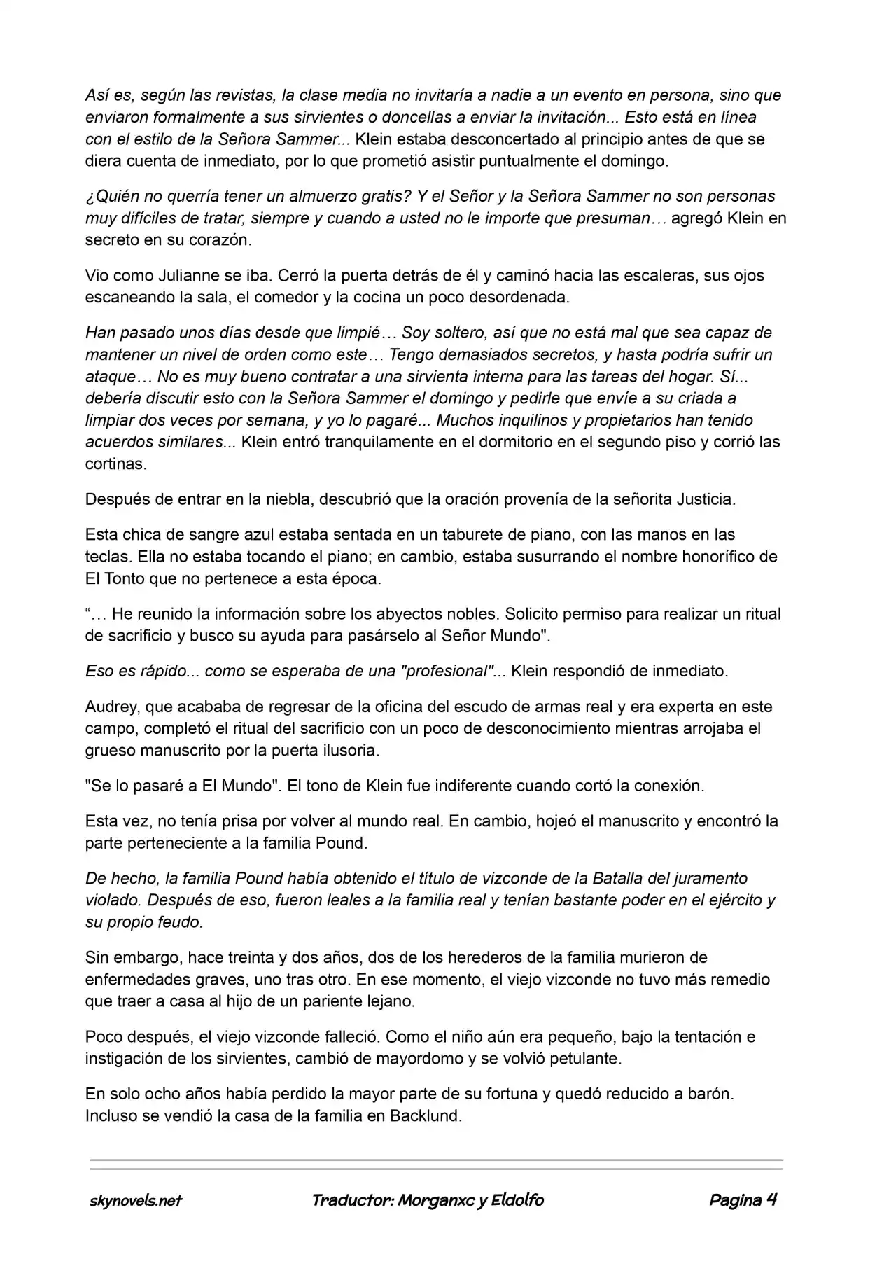 Lord Of The Mysteries (Novela) - Capítulo 275 - Página 4 - LectorTMOo