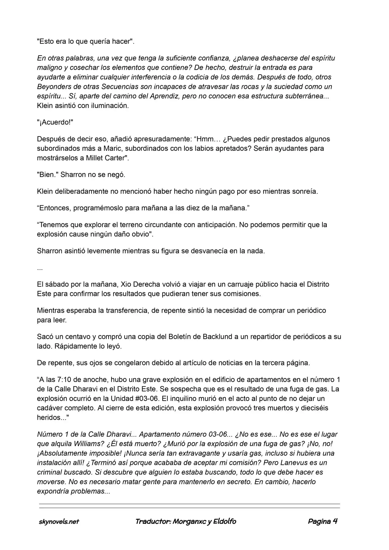 Lord Of The Mysteries (Novela) - Capítulo 278 - Página 4 - LectorTMOo