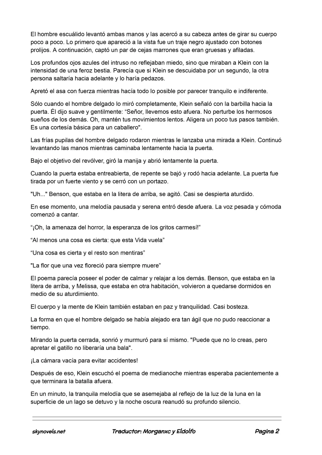 Lord Of The Mysteries (Novela) - Capítulo 28 - Página 2 - LectorTMOo