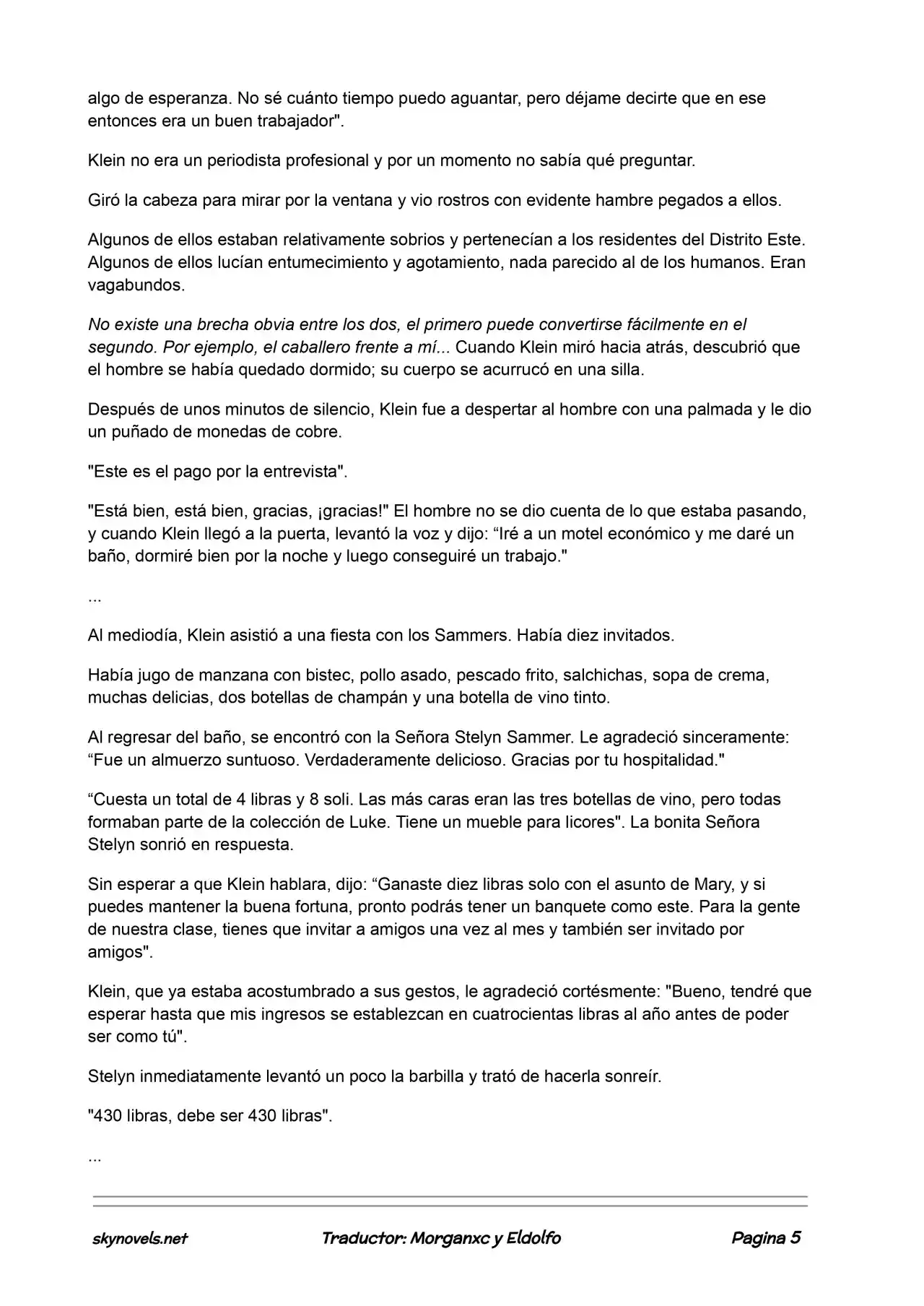 Lord Of The Mysteries (Novela) - Capítulo 282 - Página 5 - LectorTMOo