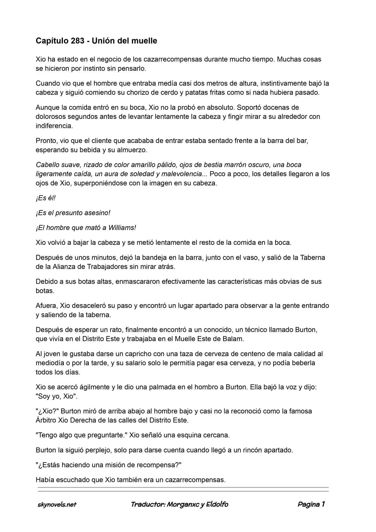 Lord Of The Mysteries (Novela) - Capítulo 283 - Página 1 - LectorTMOo