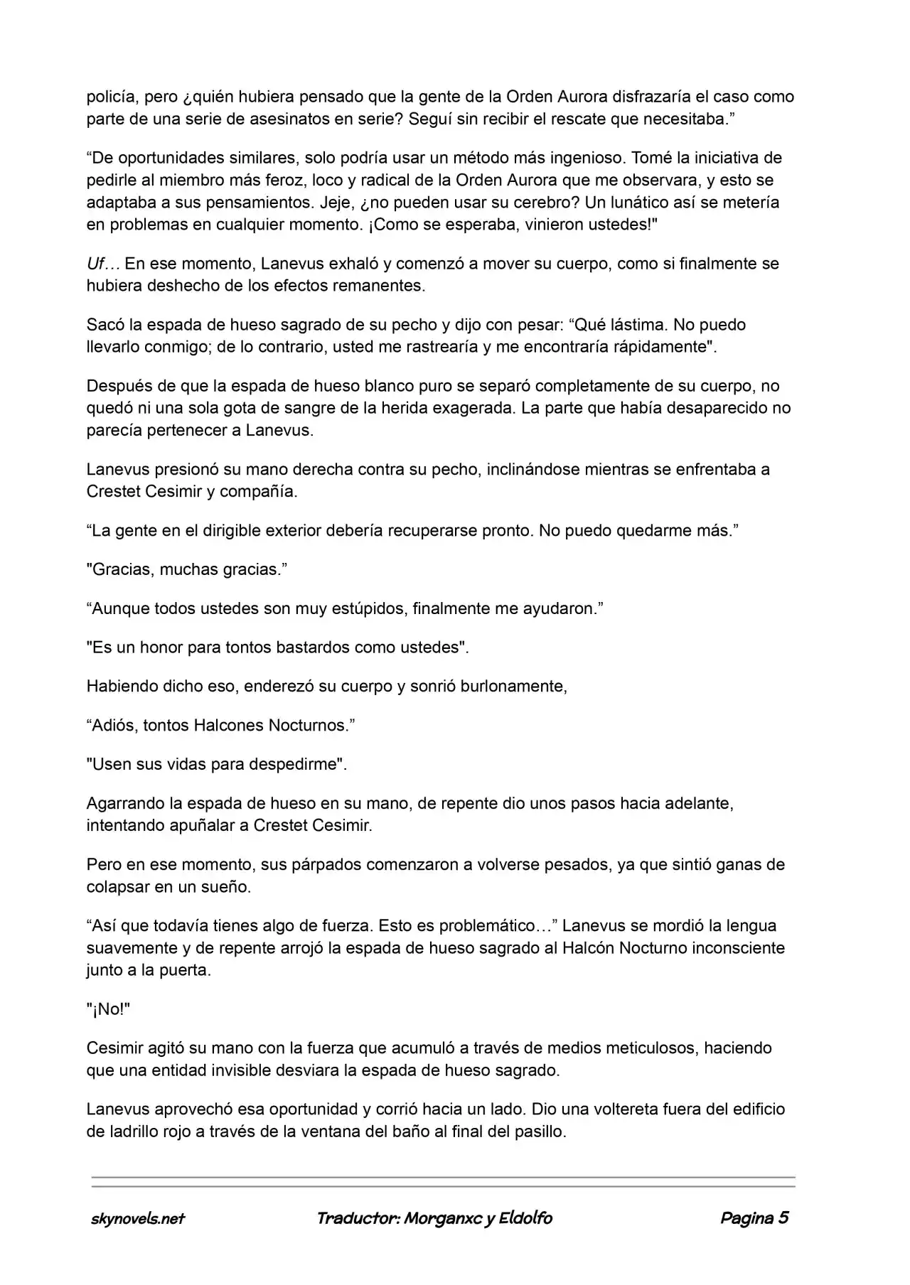 Lord Of The Mysteries (Novela) - Capítulo 286 - Página 5 - LectorTMOo