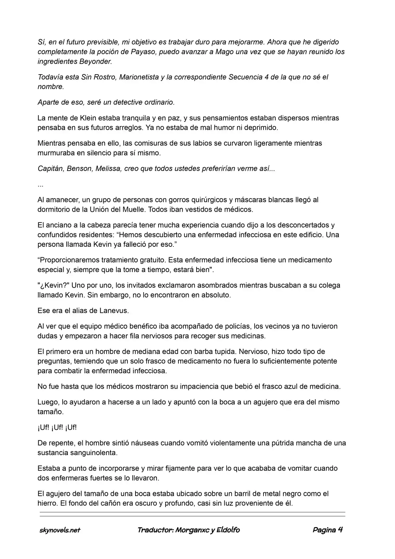 Lord Of The Mysteries (Novela) - Capítulo 288 - Página 4 - LectorTMOo