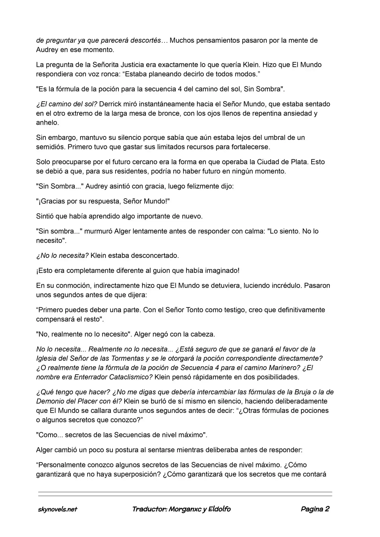 Lord Of The Mysteries (Novela) - Capítulo 291 - Página 3 - LectorTMOo