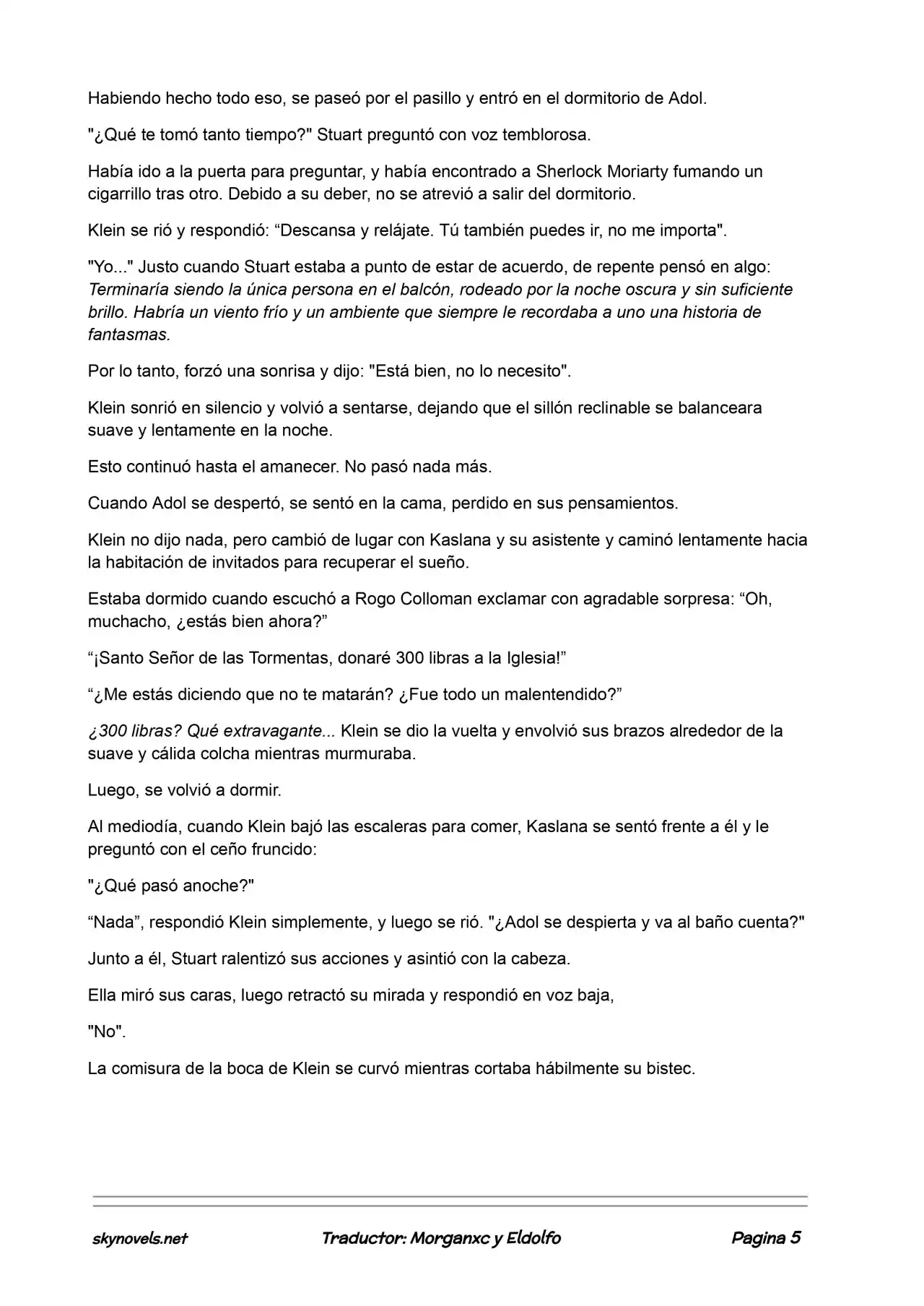Lord Of The Mysteries (Novela) - Capítulo 301 - Página 5 - LectorTMOo