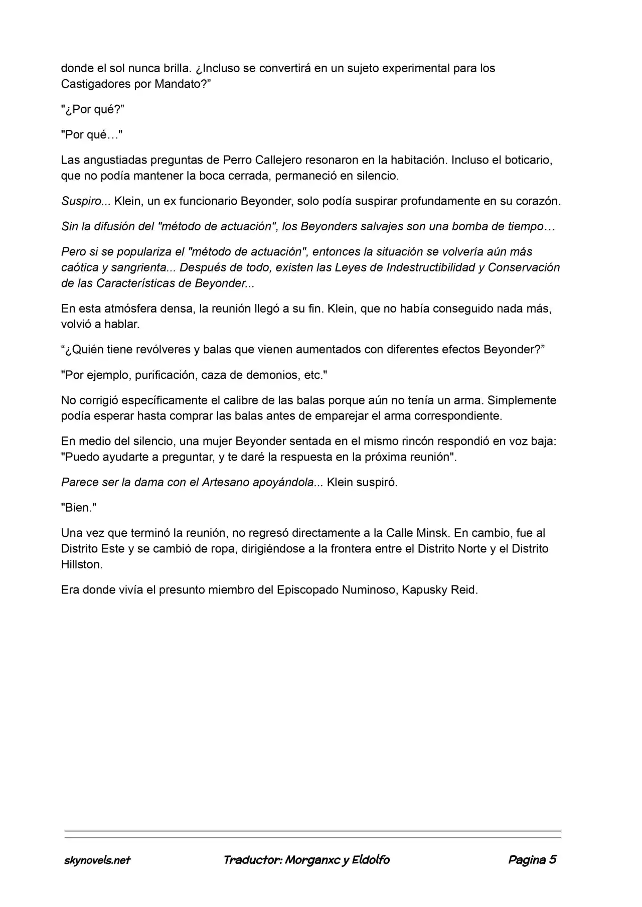 Lord Of The Mysteries (Novela) - Capítulo 302 - Página 4 - LectorTMOo