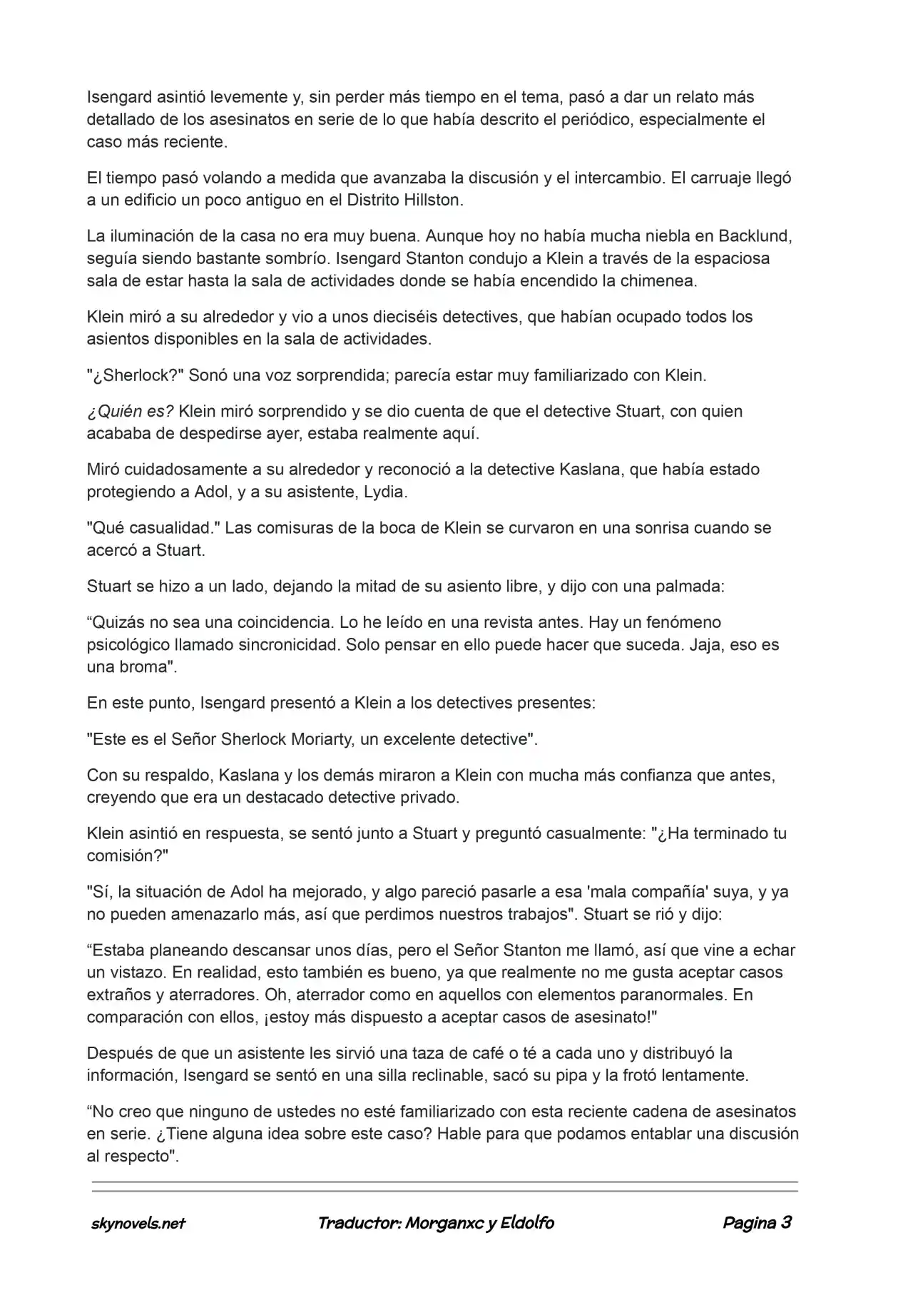 Lord Of The Mysteries (Novela) - Capítulo 305 - Página 3 - LectorTMOo