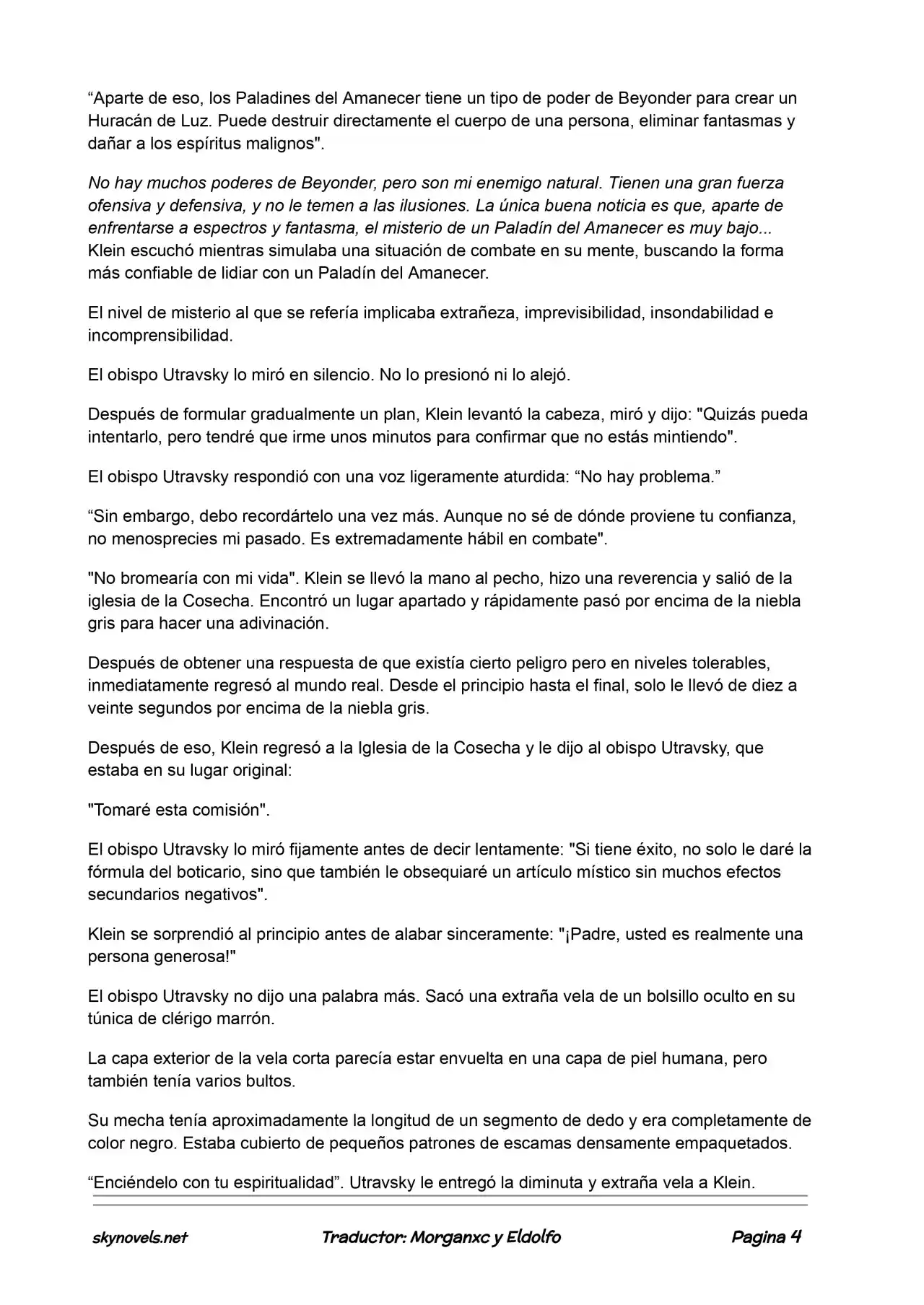 Lord Of The Mysteries (Novela) - Capítulo 307 - Página 3 - LectorTMOo