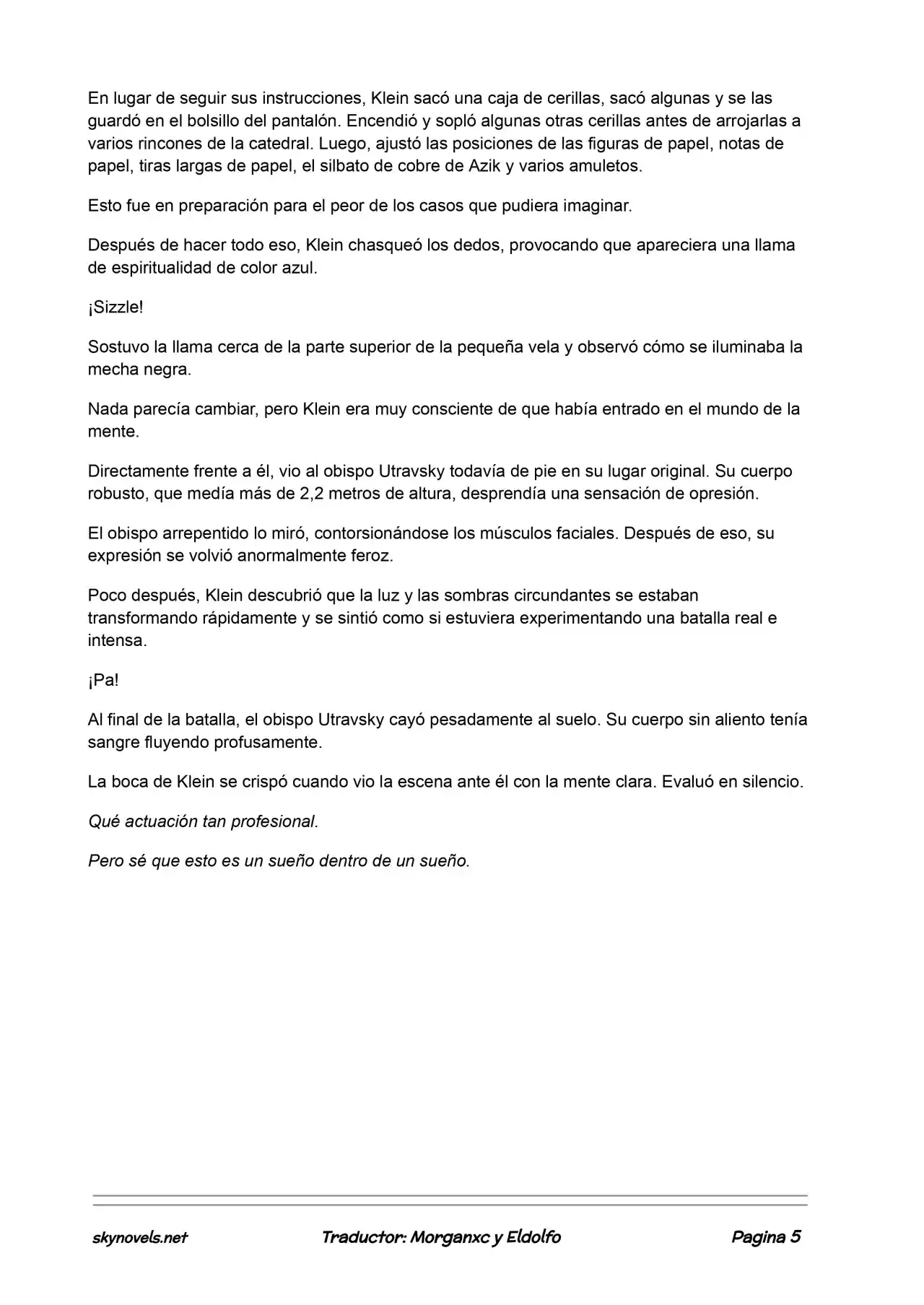 Lord Of The Mysteries (Novela) - Capítulo 307 - Página 4 - LectorTMOo