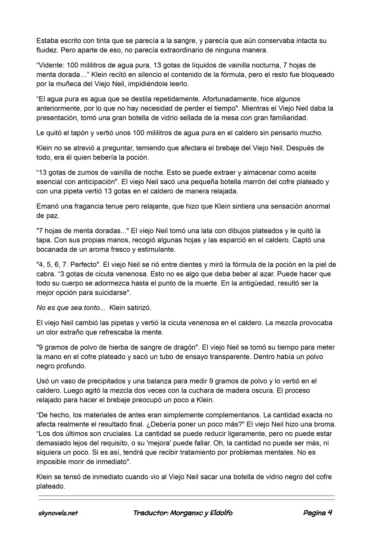 Lord Of The Mysteries (Novela) - Capítulo 31 - Página 4 - LectorTMOo