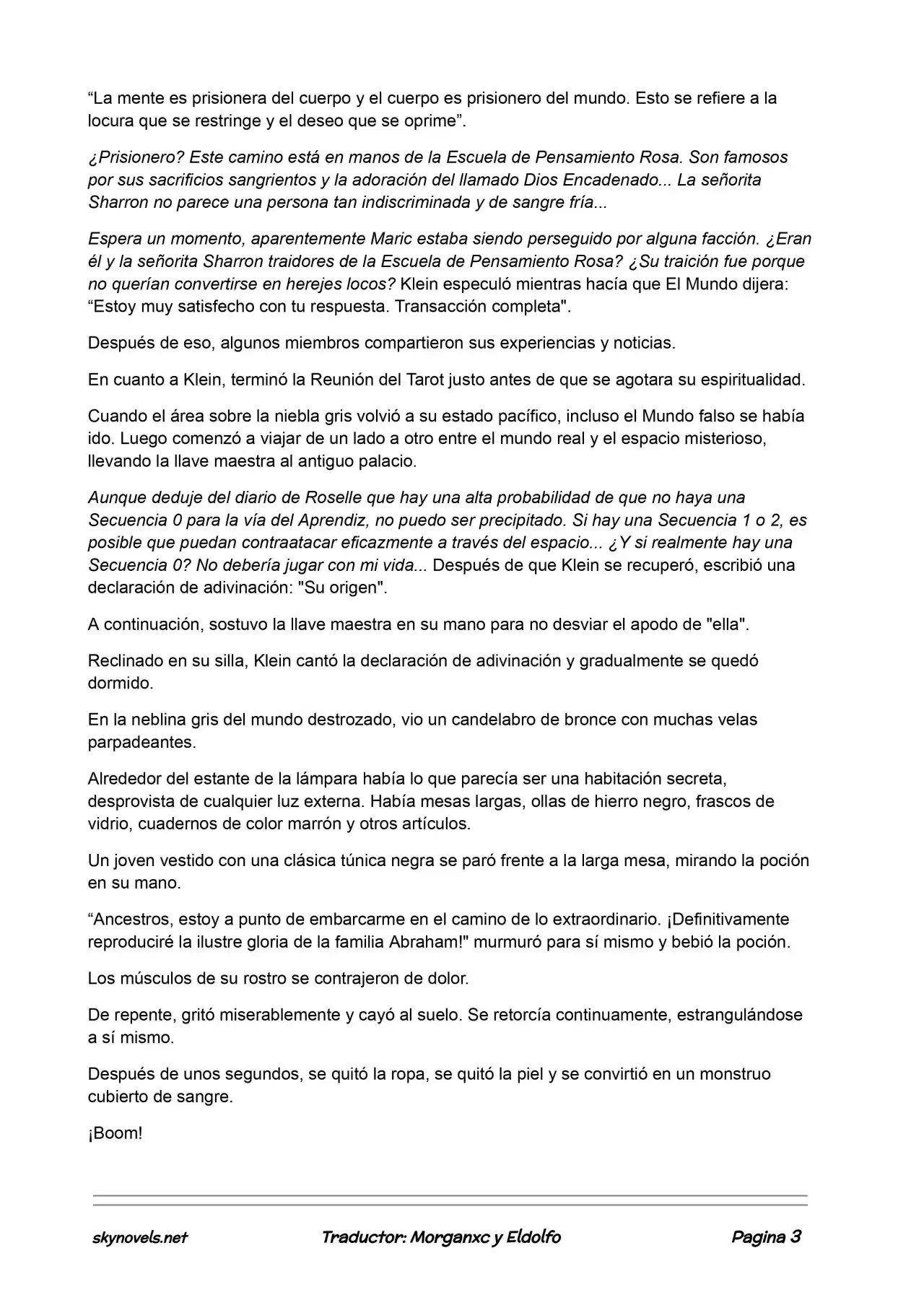 Lord Of The Mysteries (Novela) - Capítulo 314 - Página 2 - LectorTMOo