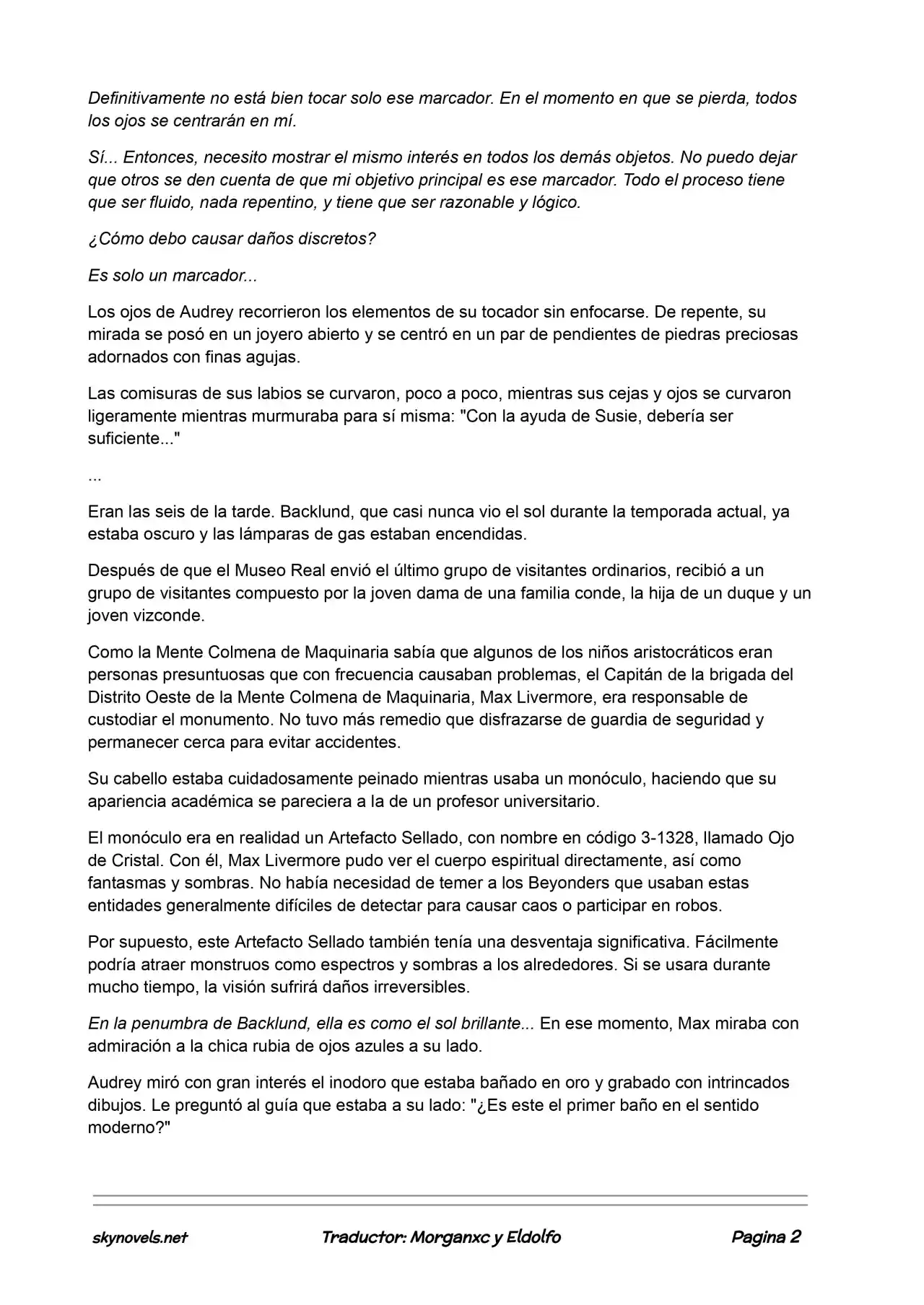 Lord Of The Mysteries (Novela) - Capítulo 319 - Página 1 - LectorTMOo
