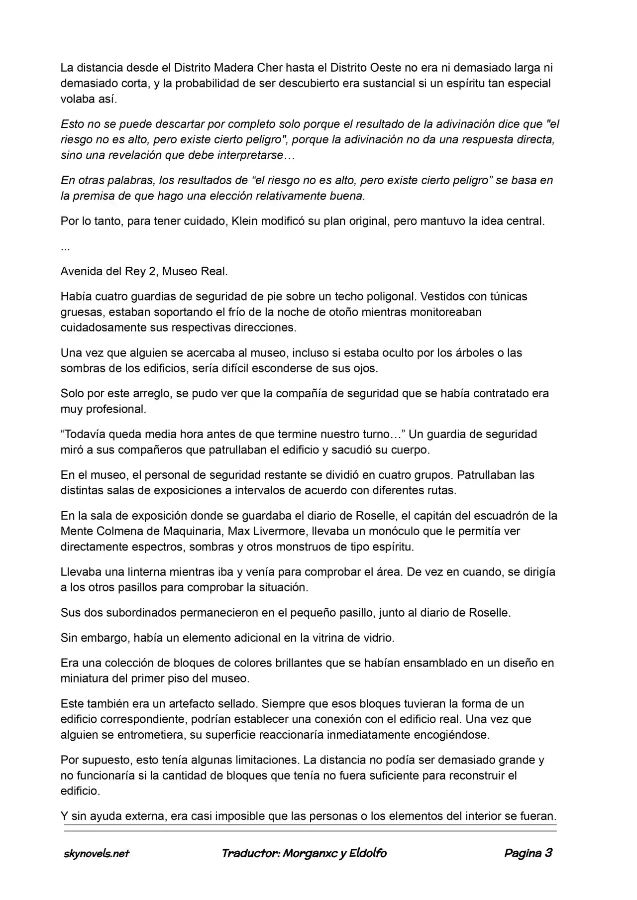 Lord Of The Mysteries (Novela) - Capítulo 320 - Página 3 - LectorTMOo
