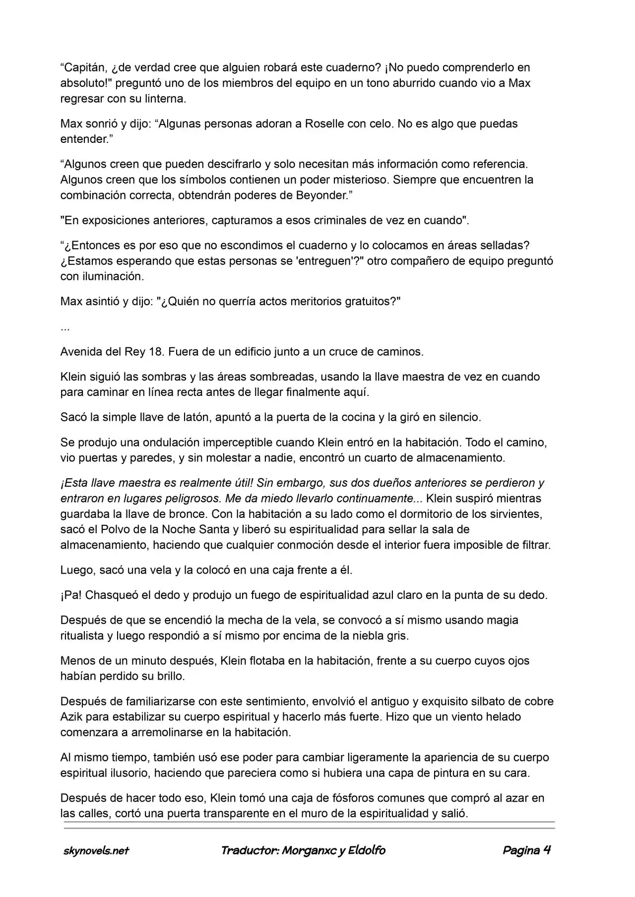 Lord Of The Mysteries (Novela) - Capítulo 320 - Página 4 - LectorTMOo