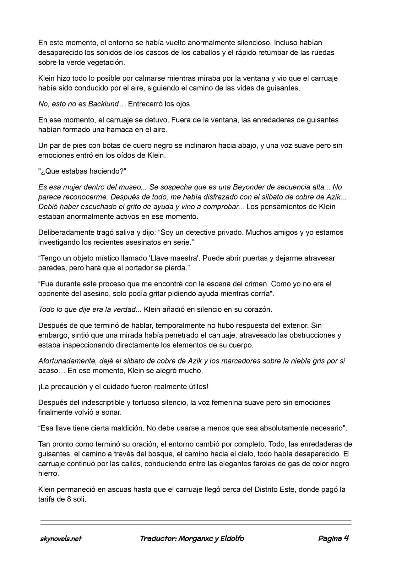 Lord Of The Mysteries (Novela) - Capítulo 322 - Página 4 - LectorTMOo