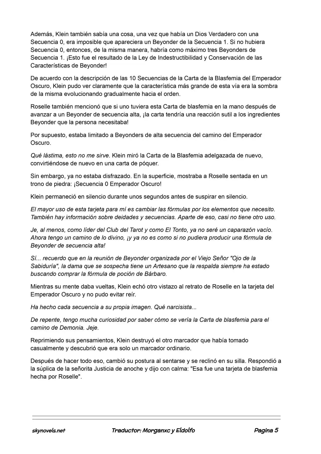 Lord Of The Mysteries (Novela) - Capítulo 323 - Página 3 - LectorTMOo