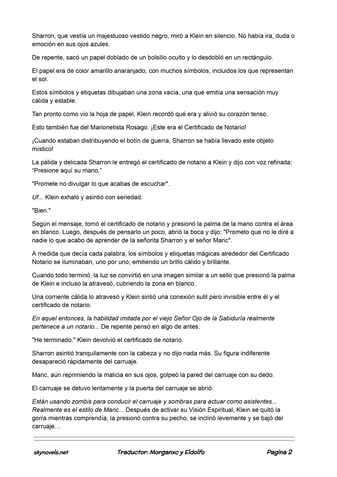 Lord Of The Mysteries (Novela) - Capítulo 332 - Página 2 - LectorTMOo