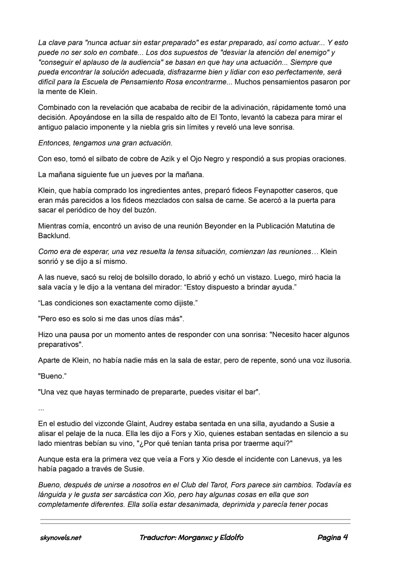 Lord Of The Mysteries (Novela) - Capítulo 332 - Página 4 - LectorTMOo