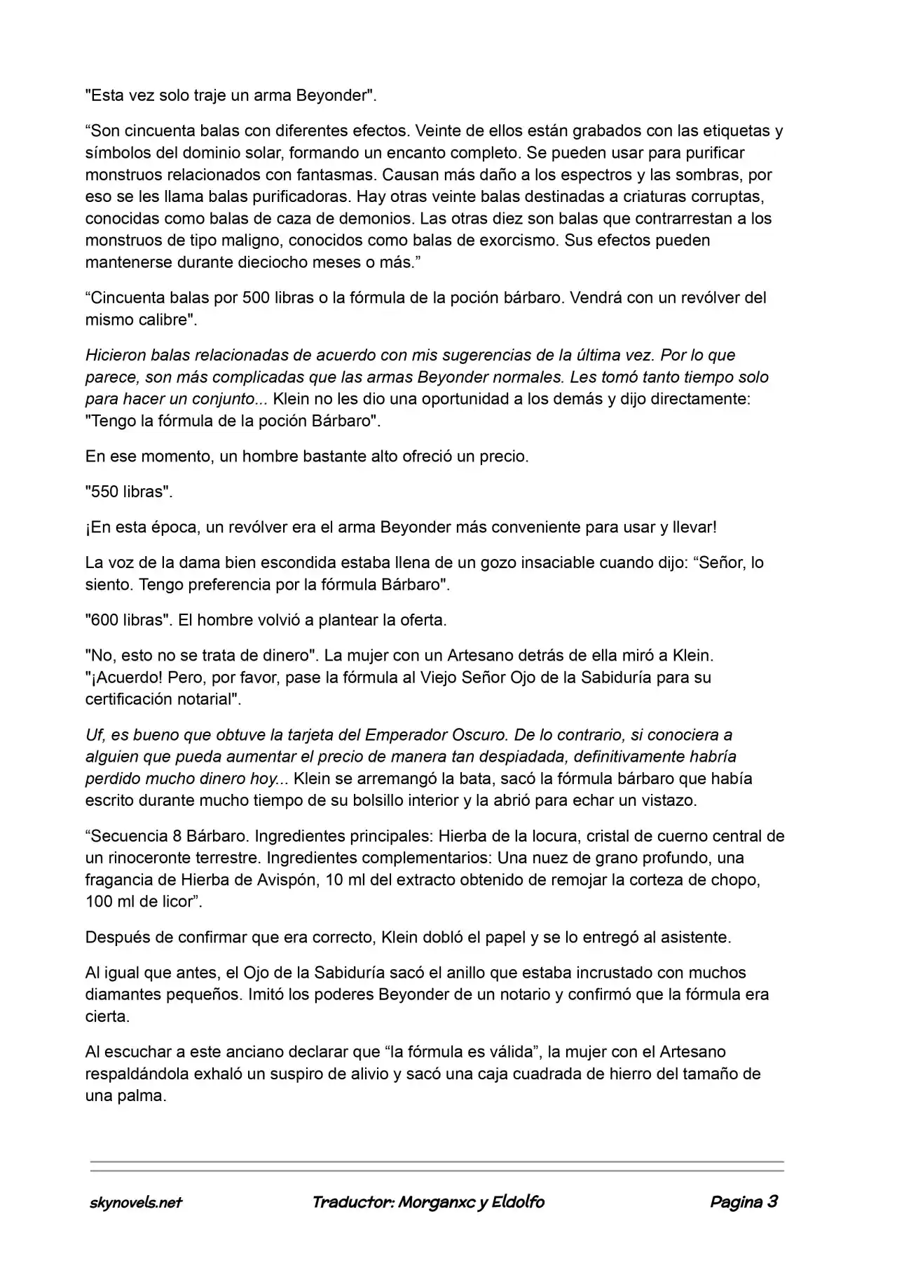 Lord Of The Mysteries (Novela) - Capítulo 334 - Página 3 - LectorTMOo