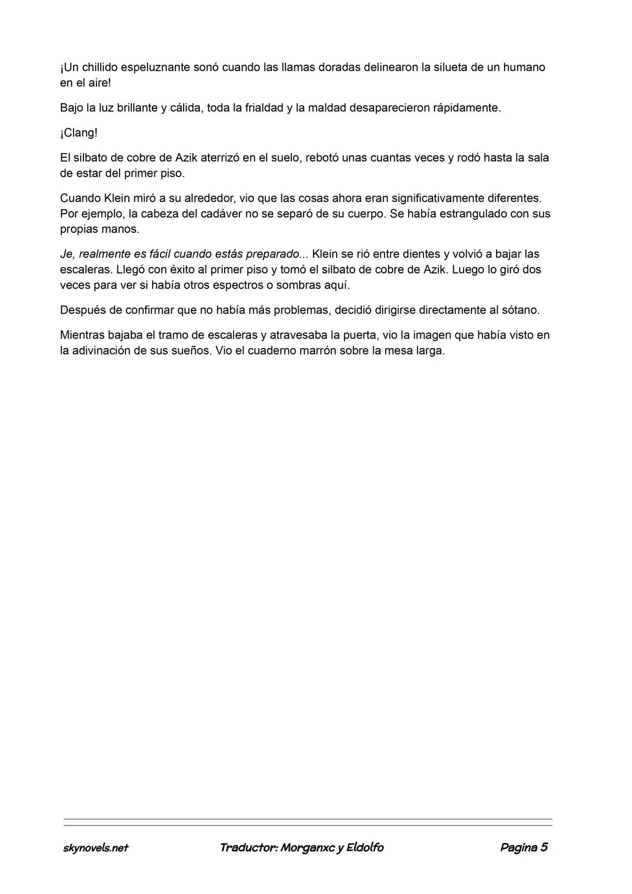 Lord Of The Mysteries (Novela) - Capítulo 335 - Página 5 - LectorTMOo