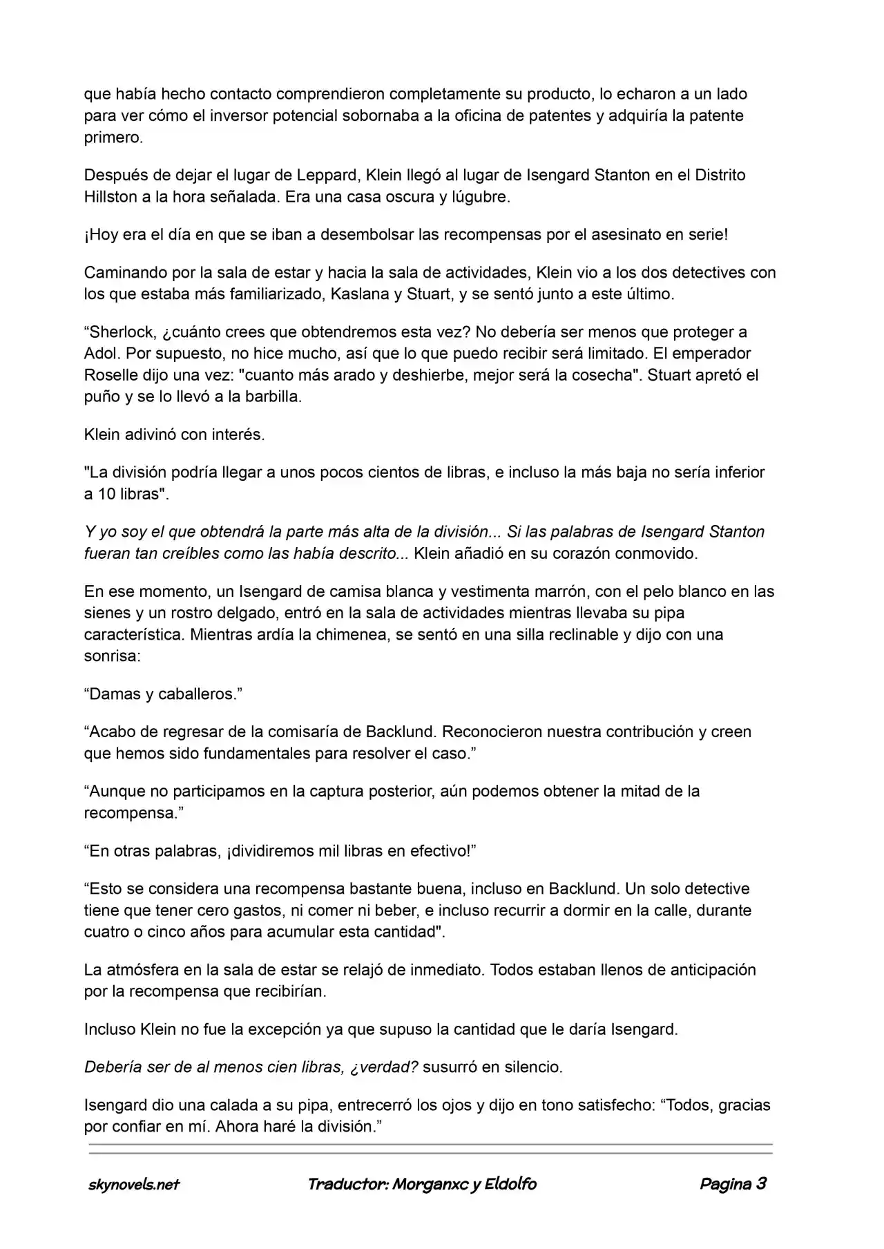 Lord Of The Mysteries (Novela) - Capítulo 337 - Página 3 - LectorTMOo