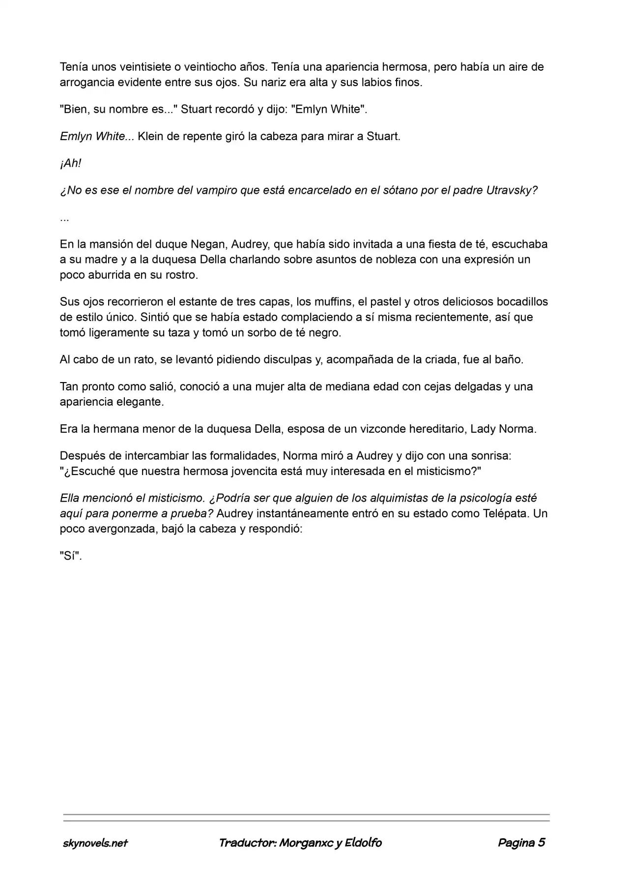 Lord Of The Mysteries (Novela) - Capítulo 337 - Página 5 - LectorTMOo