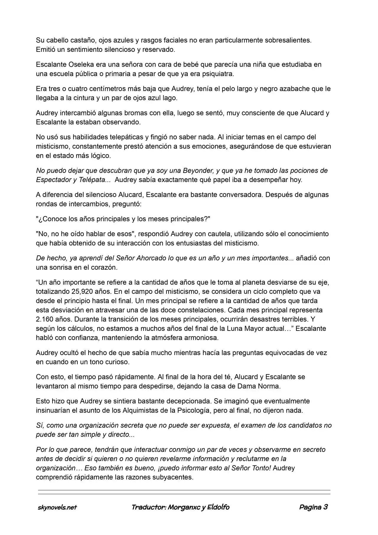 Lord Of The Mysteries (Novela) - Capítulo 339 - Página 3 - LectorTMOo