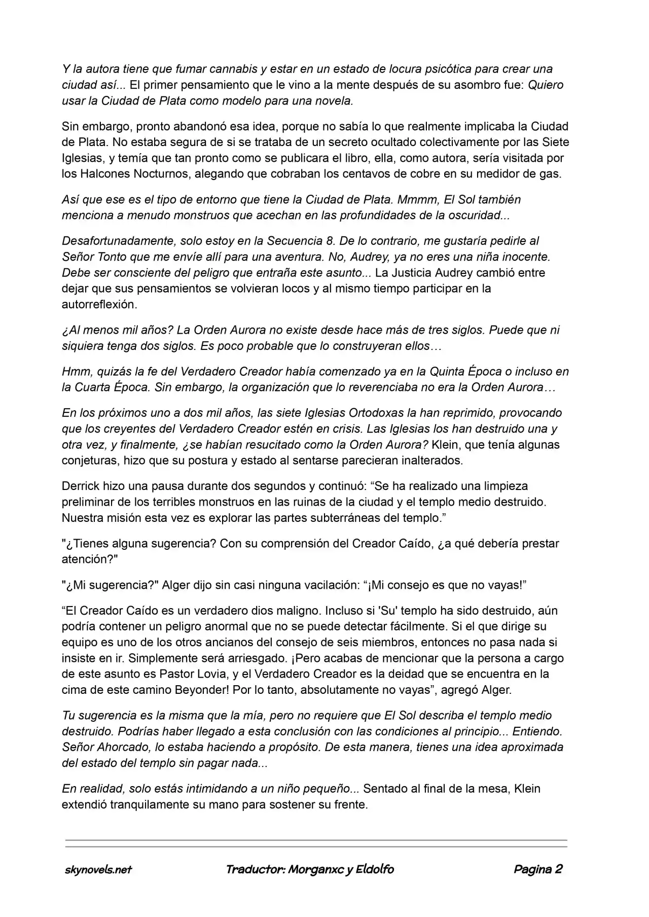 Lord Of The Mysteries (Novela) - Capítulo 342 - Página 2 - LectorTMOo