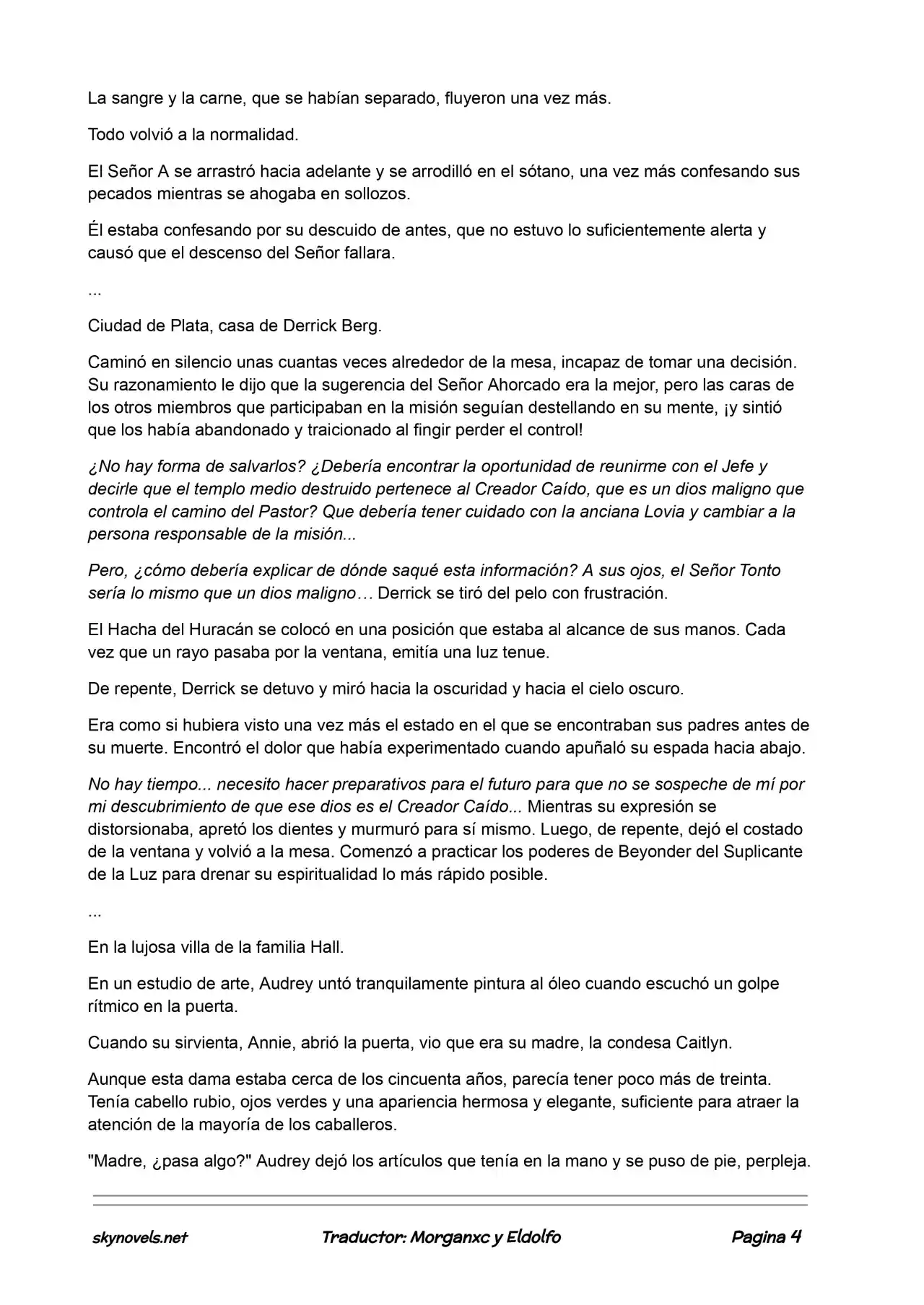 Lord Of The Mysteries (Novela) - Capítulo 343 - Página 4 - LectorTMOo