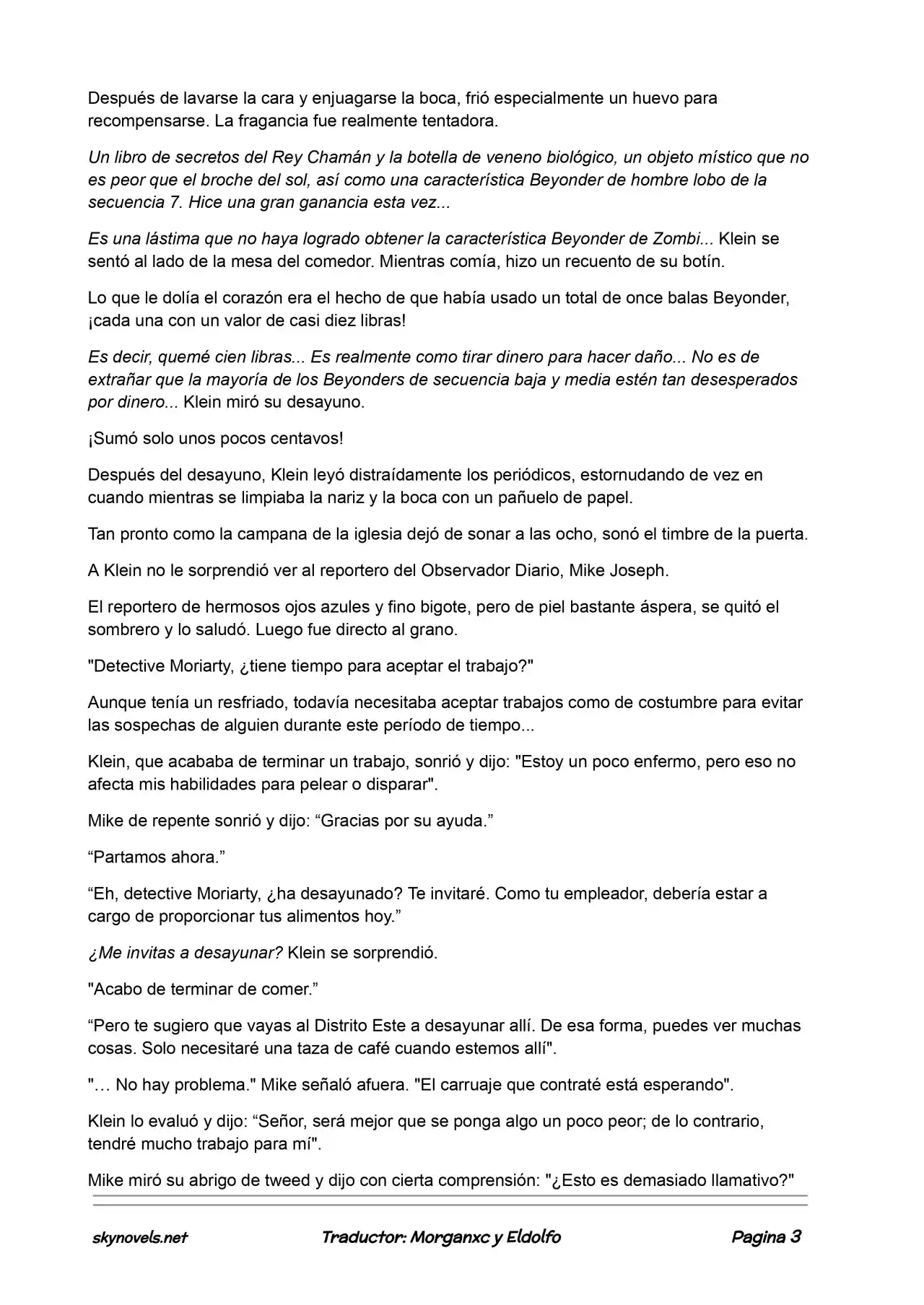 Lord Of The Mysteries (Novela) - Capítulo 352 - Página 2 - LectorTMOo