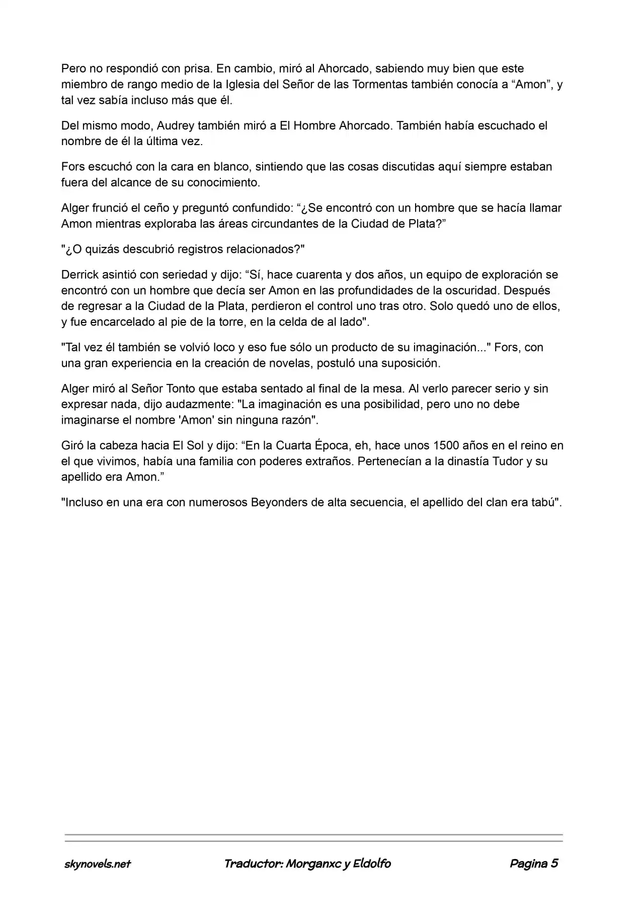 Lord Of The Mysteries (Novela) - Capítulo 358 - Página 5 - LectorTMOo