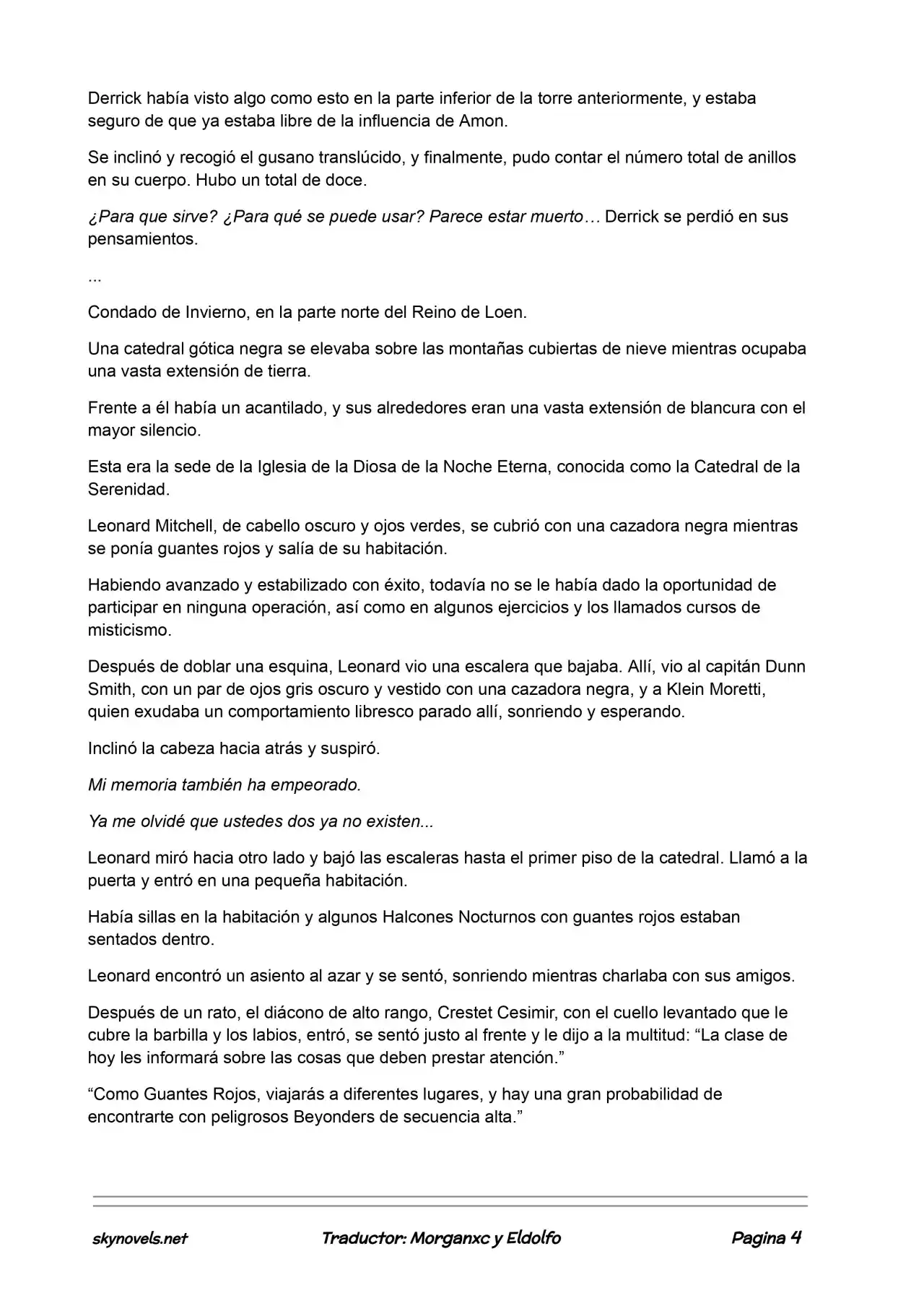 Lord Of The Mysteries (Novela) - Capítulo 364 - Página 4 - LectorTMOo