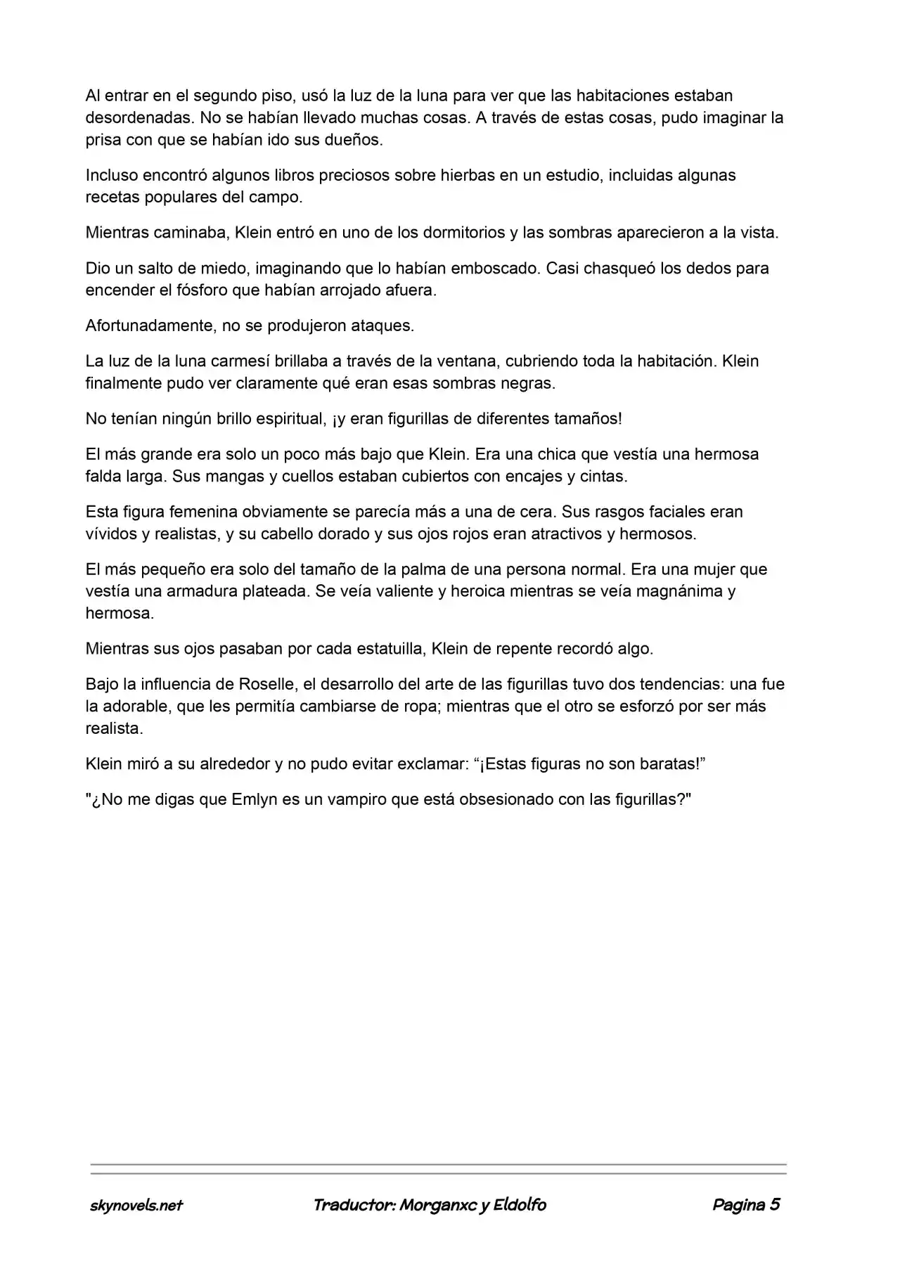 Lord Of The Mysteries (Novela) - Capítulo 365 - Página 5 - LectorTMOo