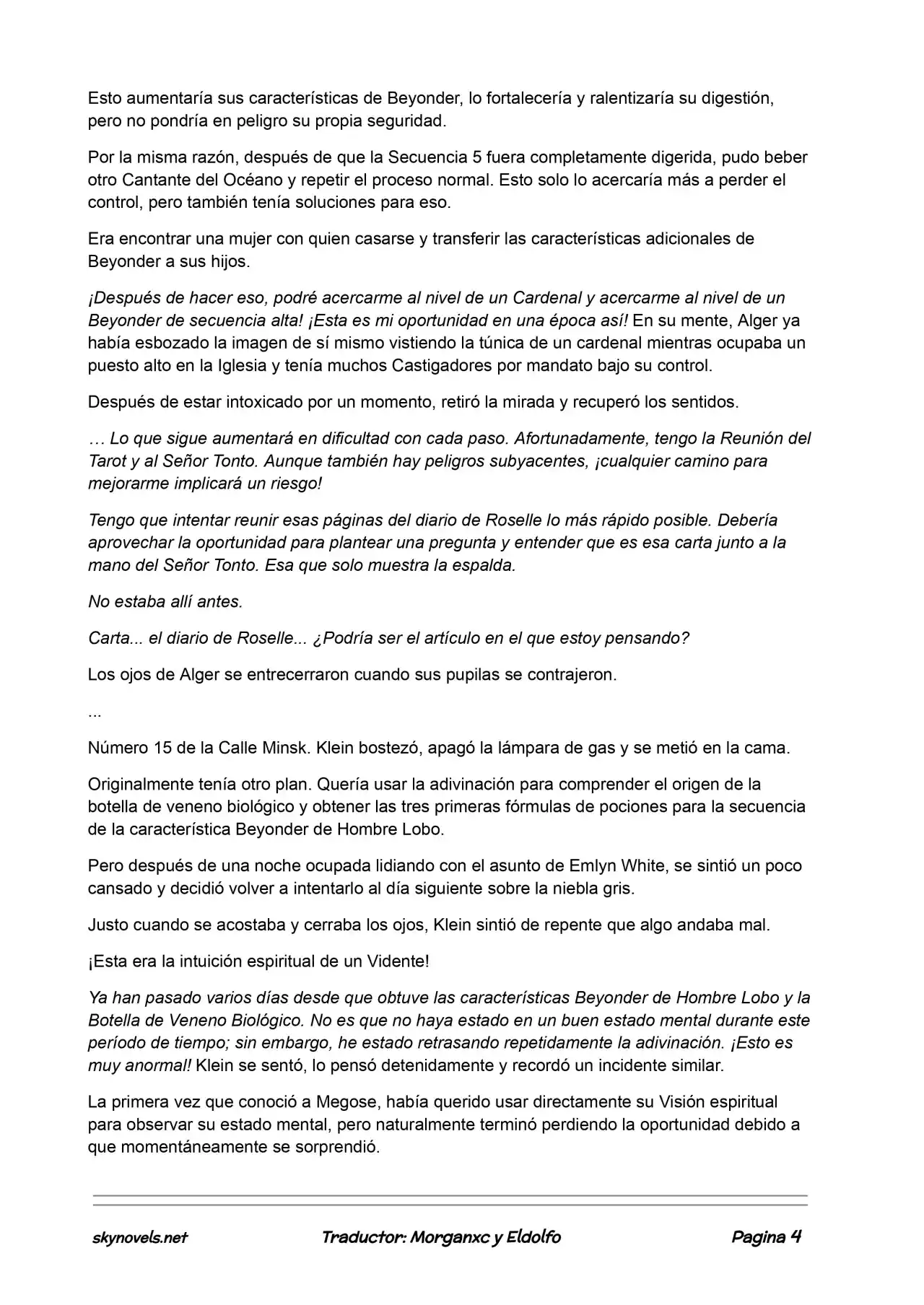 Lord Of The Mysteries (Novela) - Capítulo 366 - Página 4 - LectorTMOo