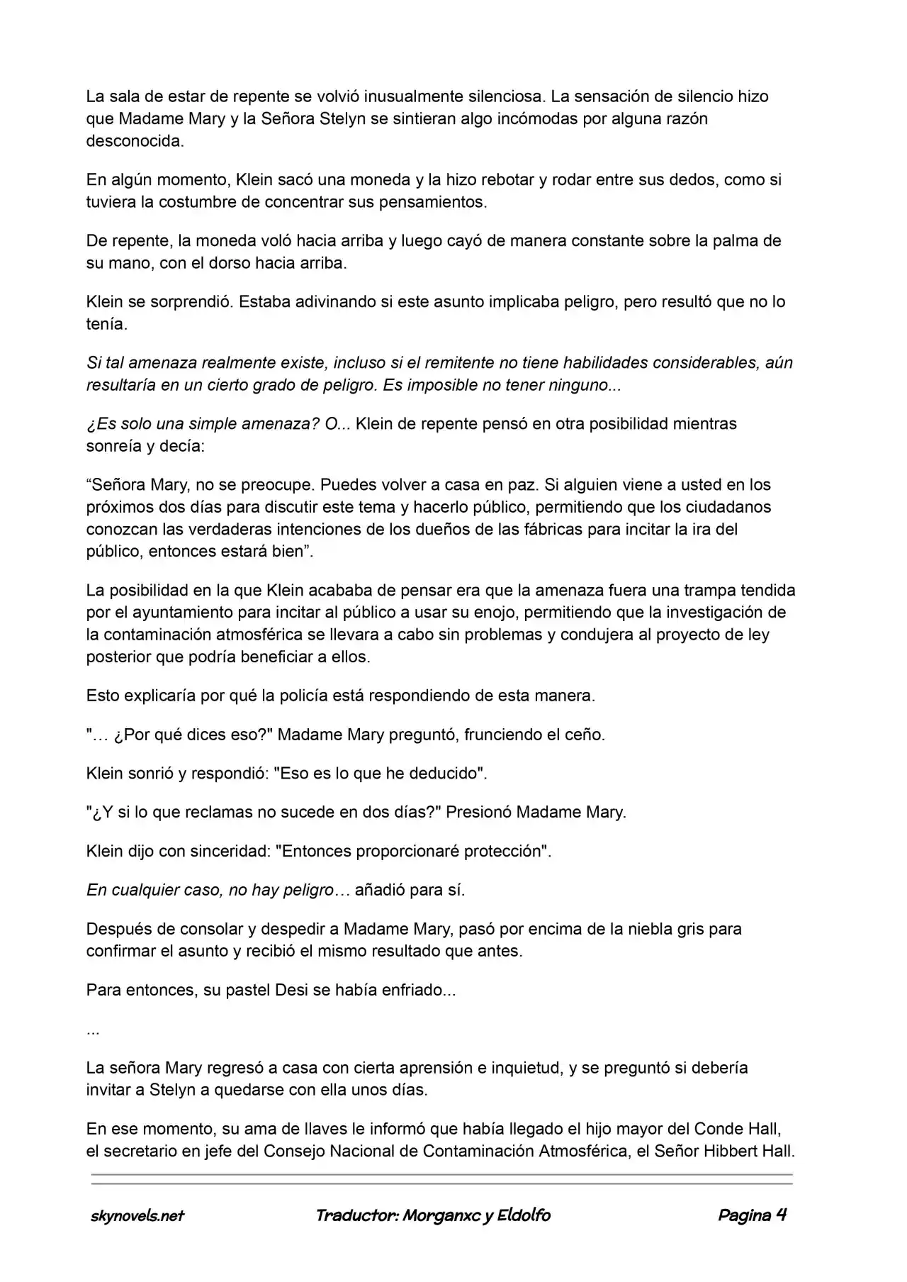 Lord Of The Mysteries (Novela) - Capítulo 367 - Página 4 - LectorTMOo