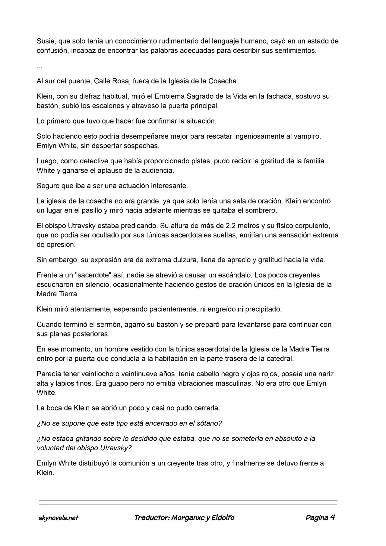 Lord Of The Mysteries (Novela) - Capítulo 368 - Página 4 - LectorTMOo