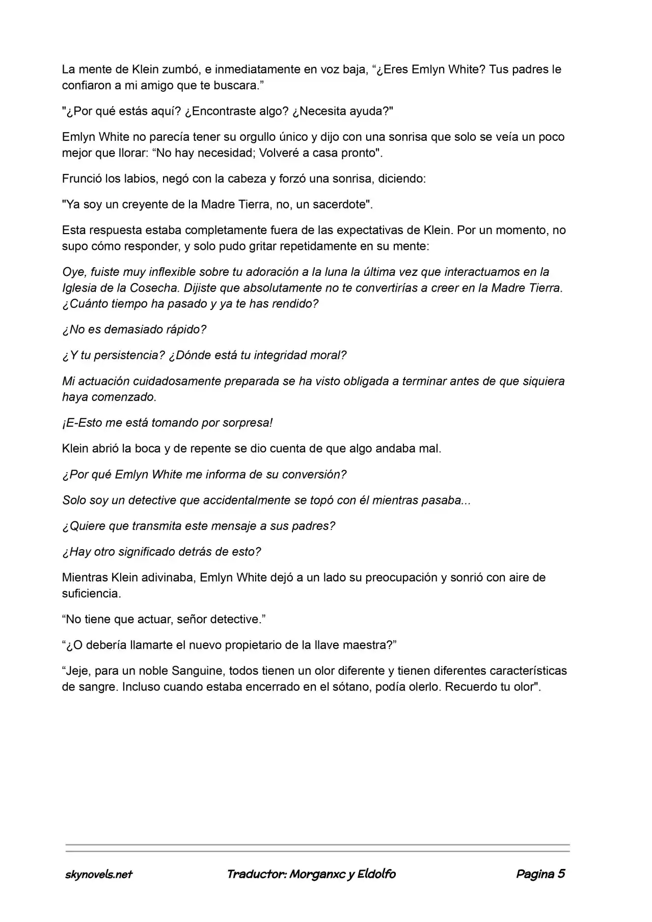 Lord Of The Mysteries (Novela) - Capítulo 368 - Página 5 - LectorTMOo