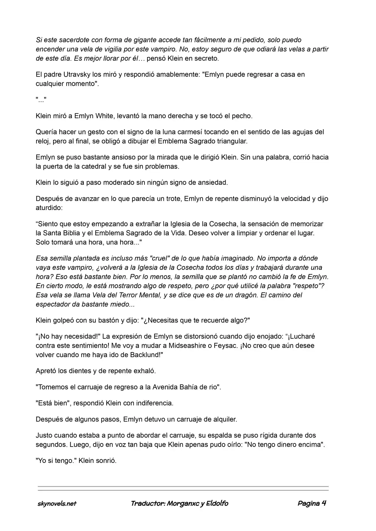 Lord Of The Mysteries (Novela) - Capítulo 369 - Página 4 - LectorTMOo
