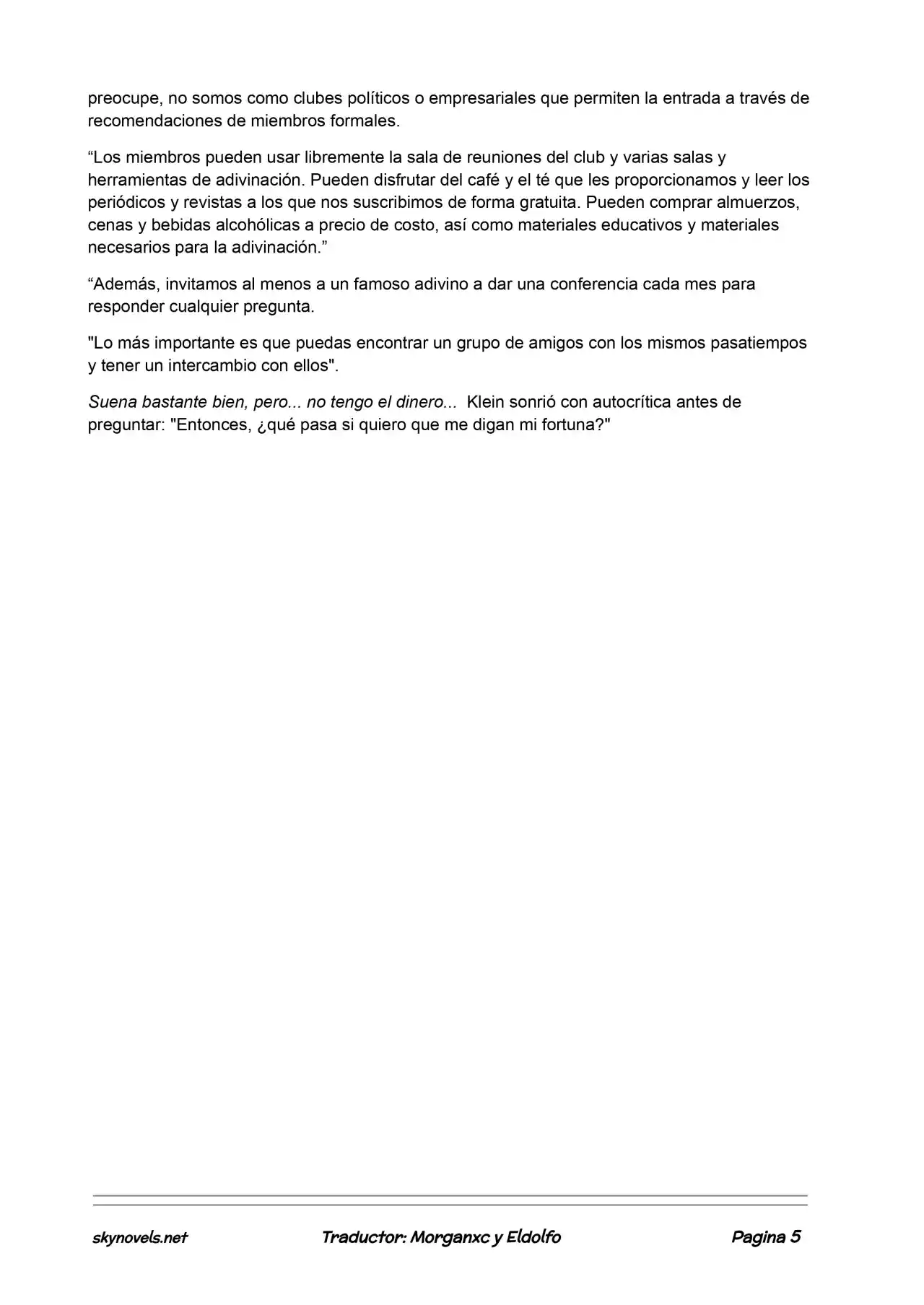 Lord Of The Mysteries (Novela) - Capítulo 37 - Página 5 - LectorTMOo