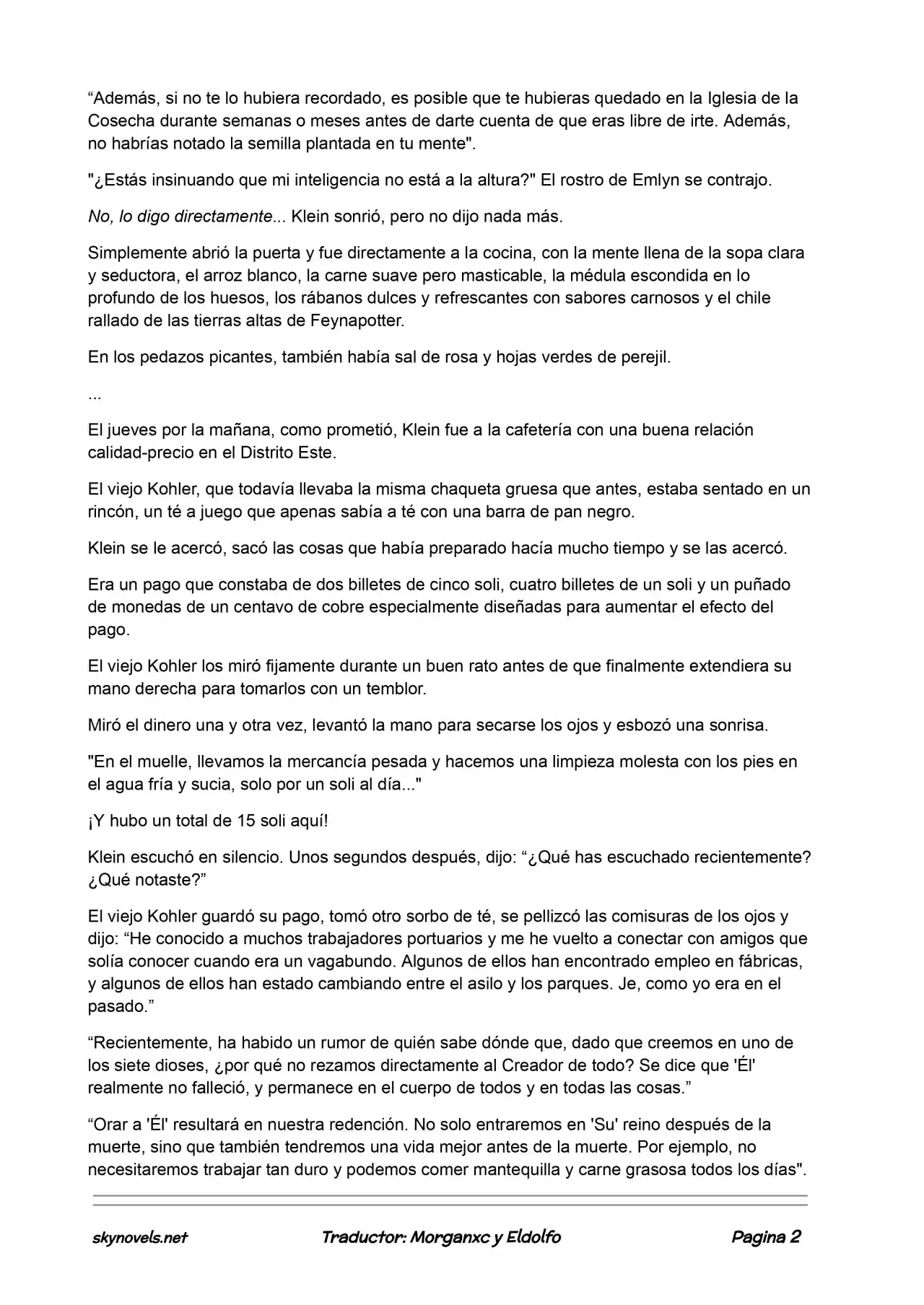 Lord Of The Mysteries (Novela) - Capítulo 372 - Página 2 - LectorTMOo