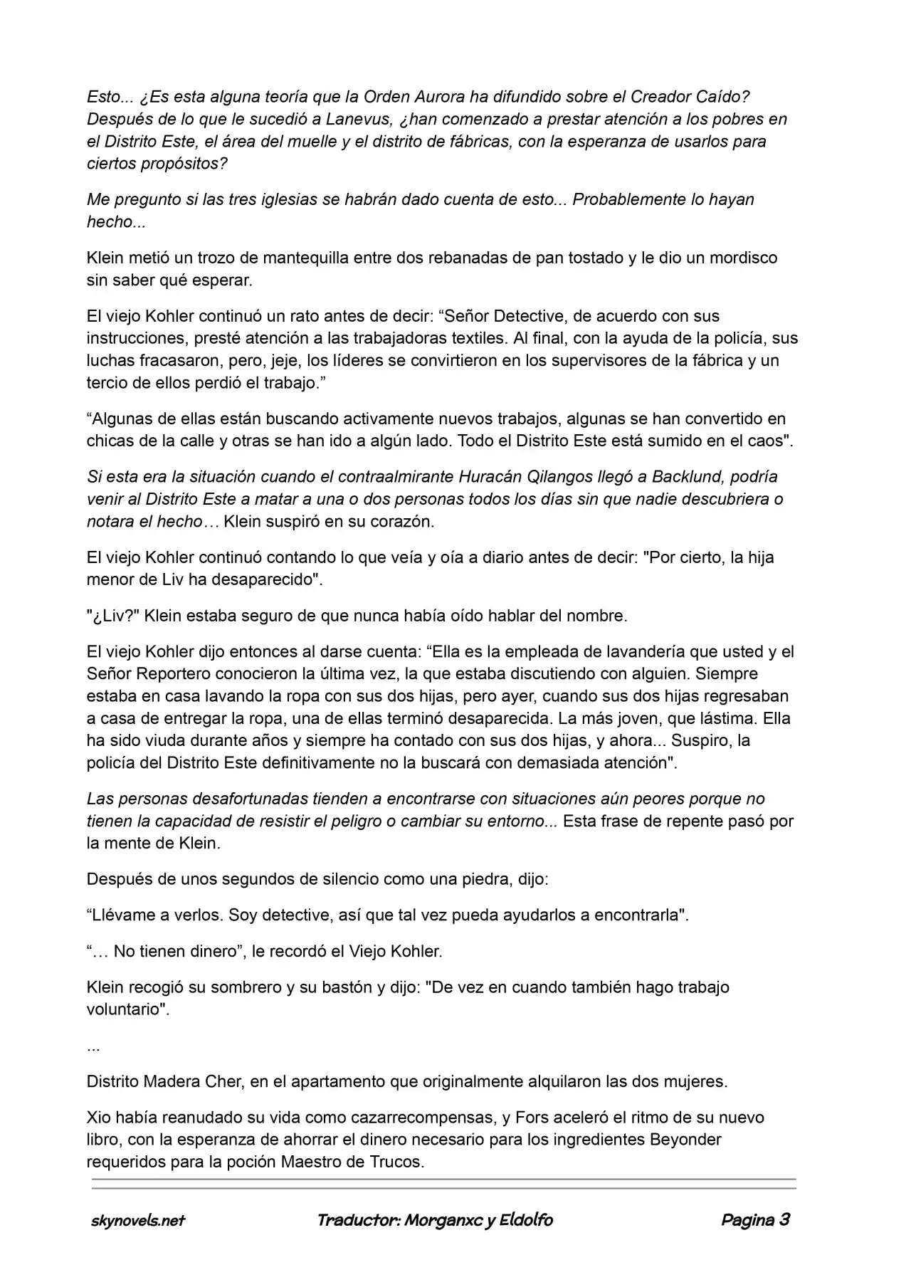 Lord Of The Mysteries (Novela) - Capítulo 372 - Página 3 - LectorTMOo