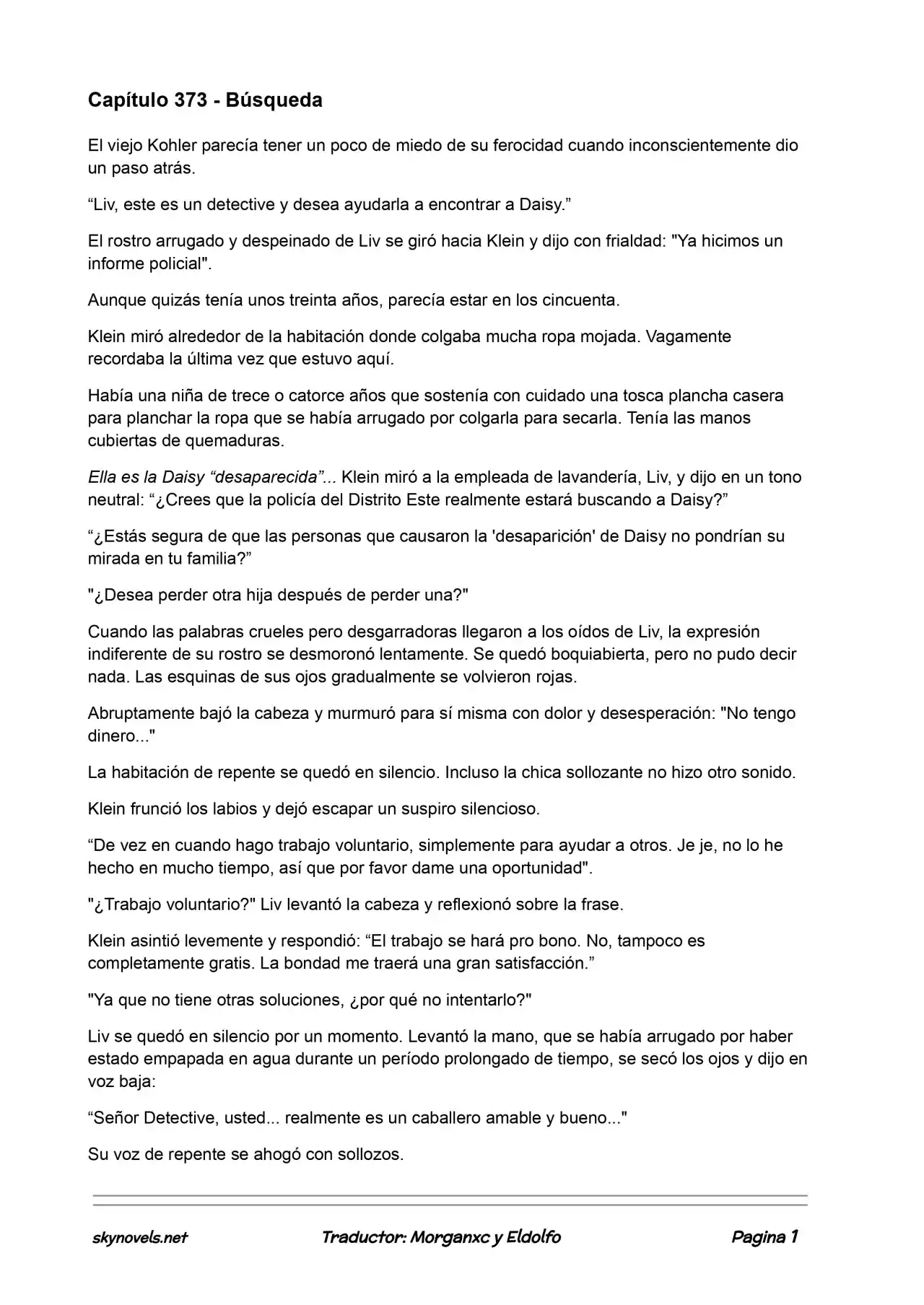 Lord Of The Mysteries (Novela) - Capítulo 373 - Página 1 - LectorTMOo