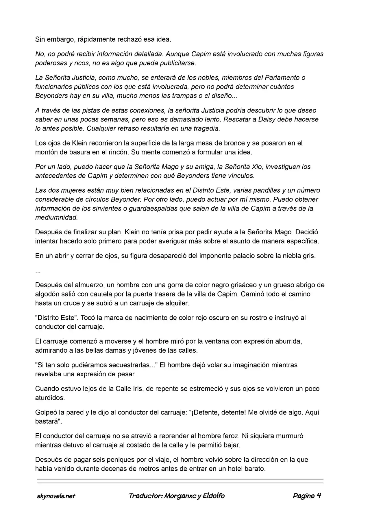 Lord Of The Mysteries (Novela) - Capítulo 375 - Página 4 - LectorTMOo