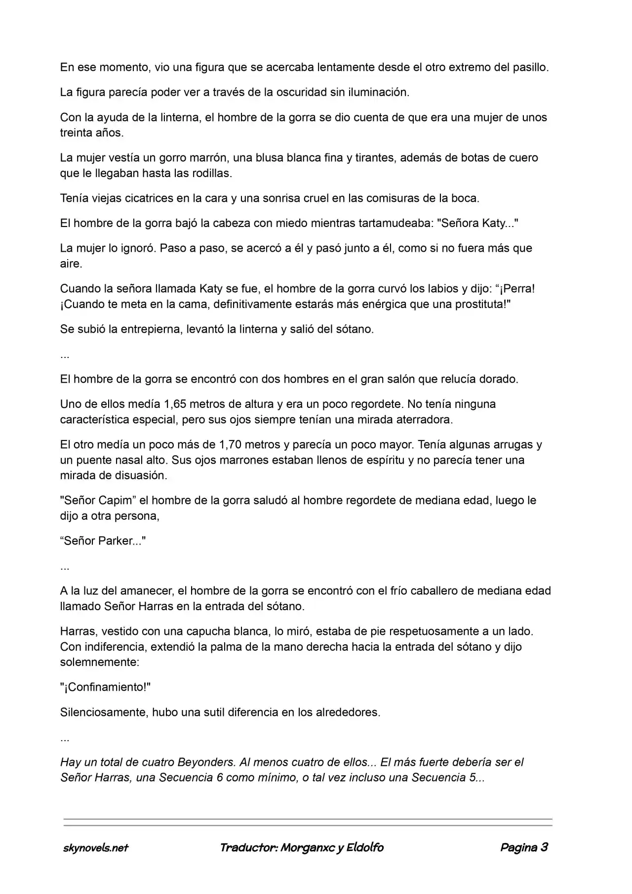 Lord Of The Mysteries (Novela) - Capítulo 376 - Página 3 - LectorTMOo