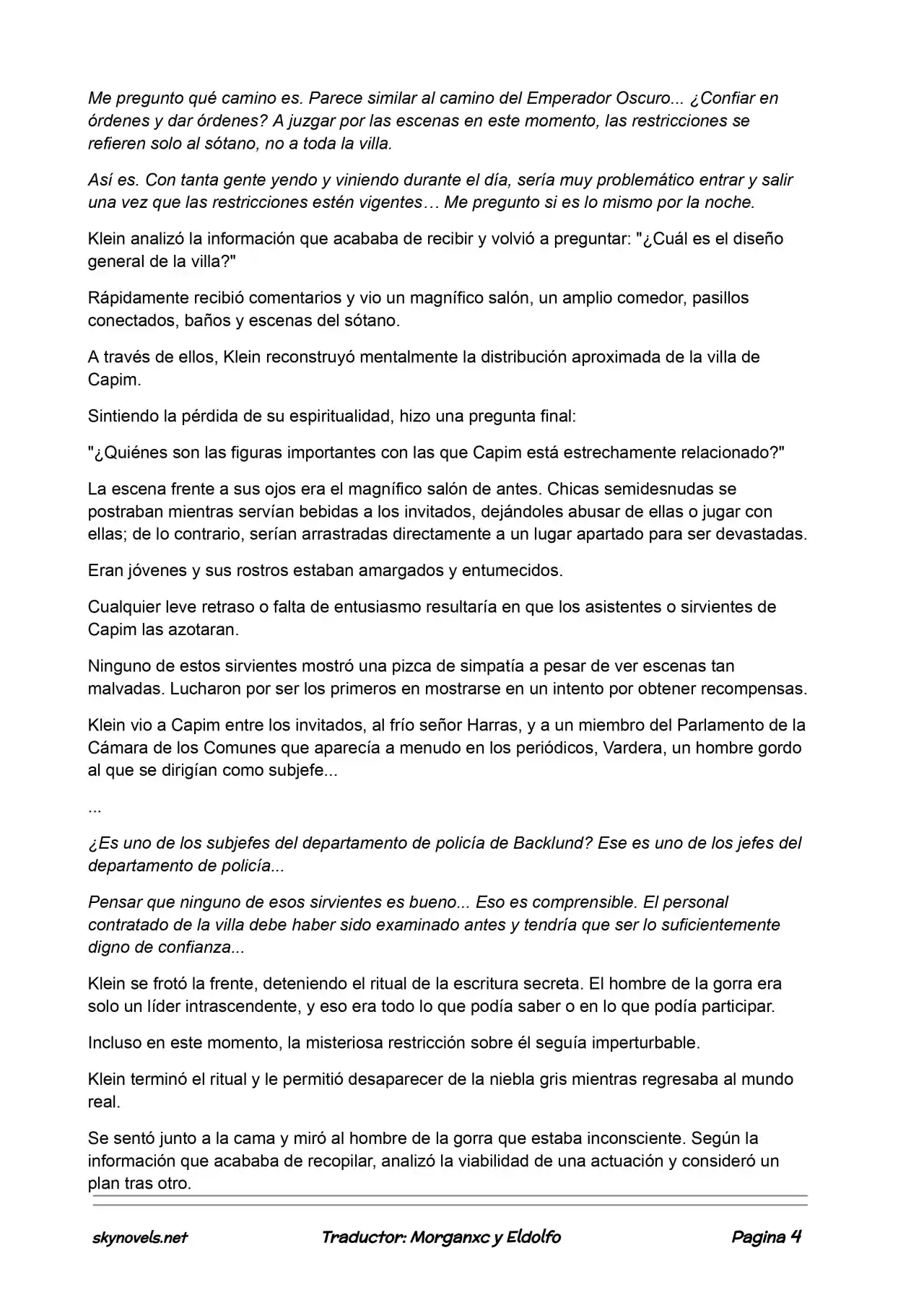 Lord Of The Mysteries (Novela) - Capítulo 376 - Página 4 - LectorTMOo