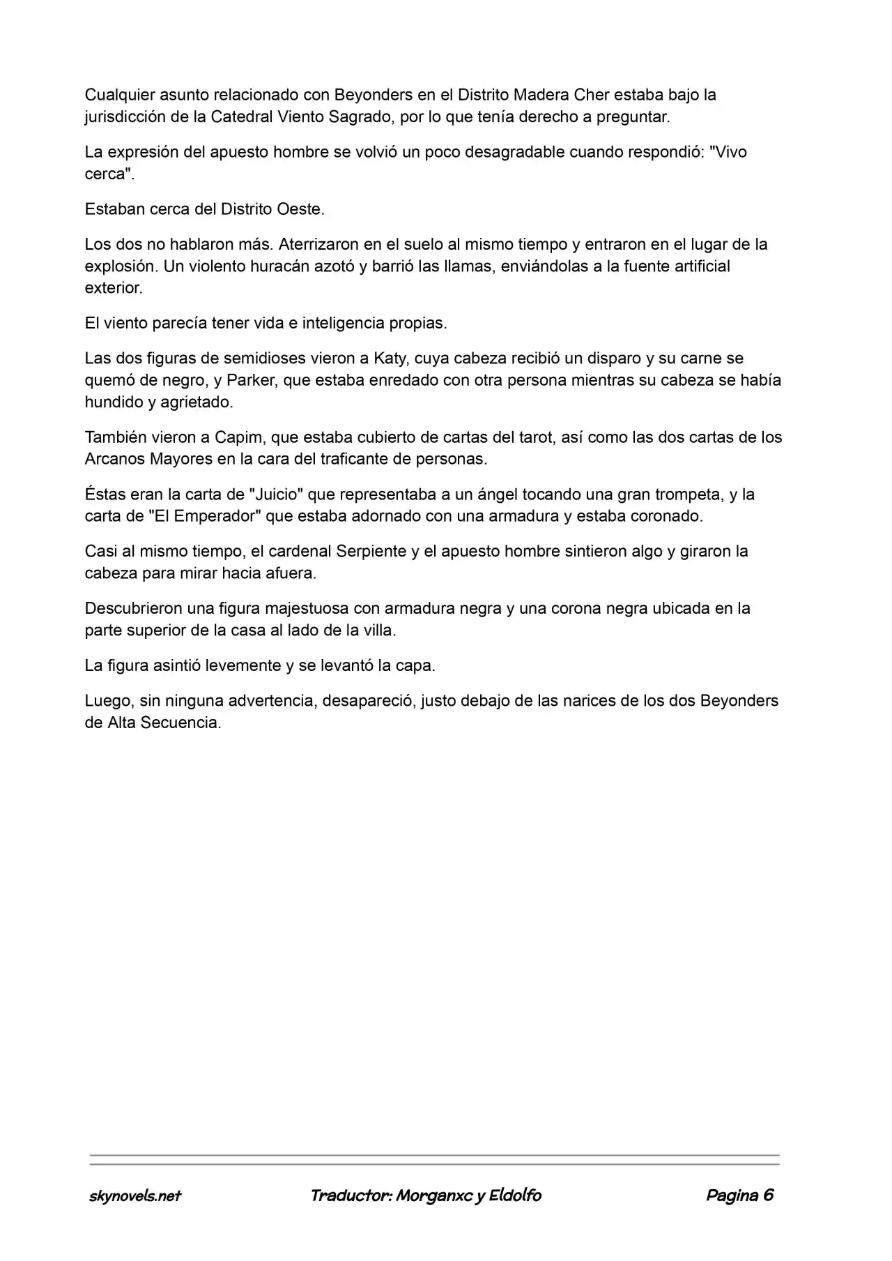 Lord Of The Mysteries (Novela) - Capítulo 380 - Página 6 - LectorTMOo