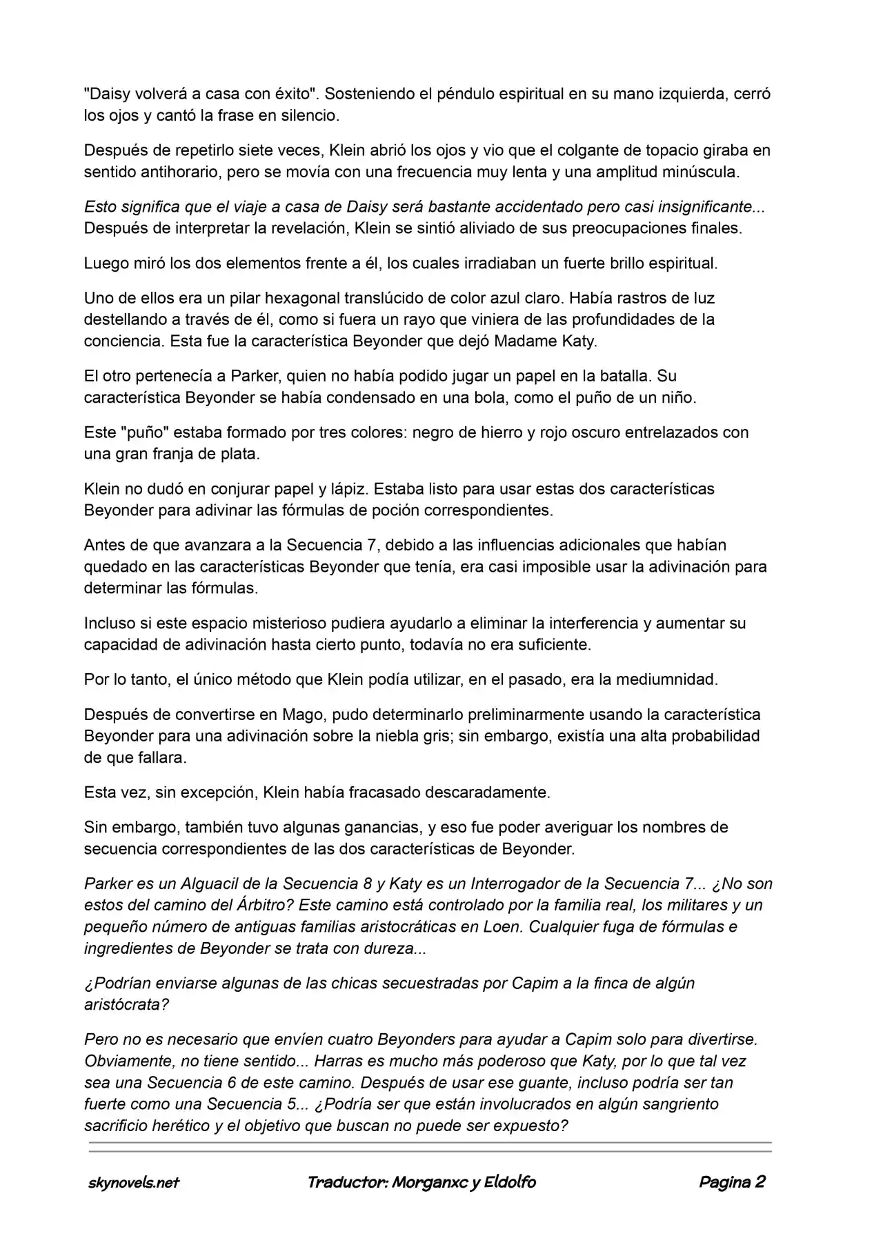 Lord Of The Mysteries (Novela) - Capítulo 381 - Página 2 - LectorTMOo