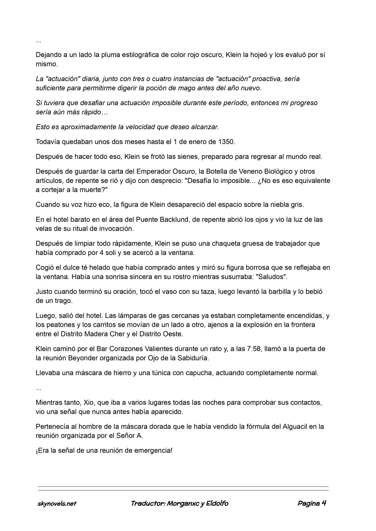 Lord Of The Mysteries (Novela) - Capítulo 381 - Página 4 - LectorTMOo