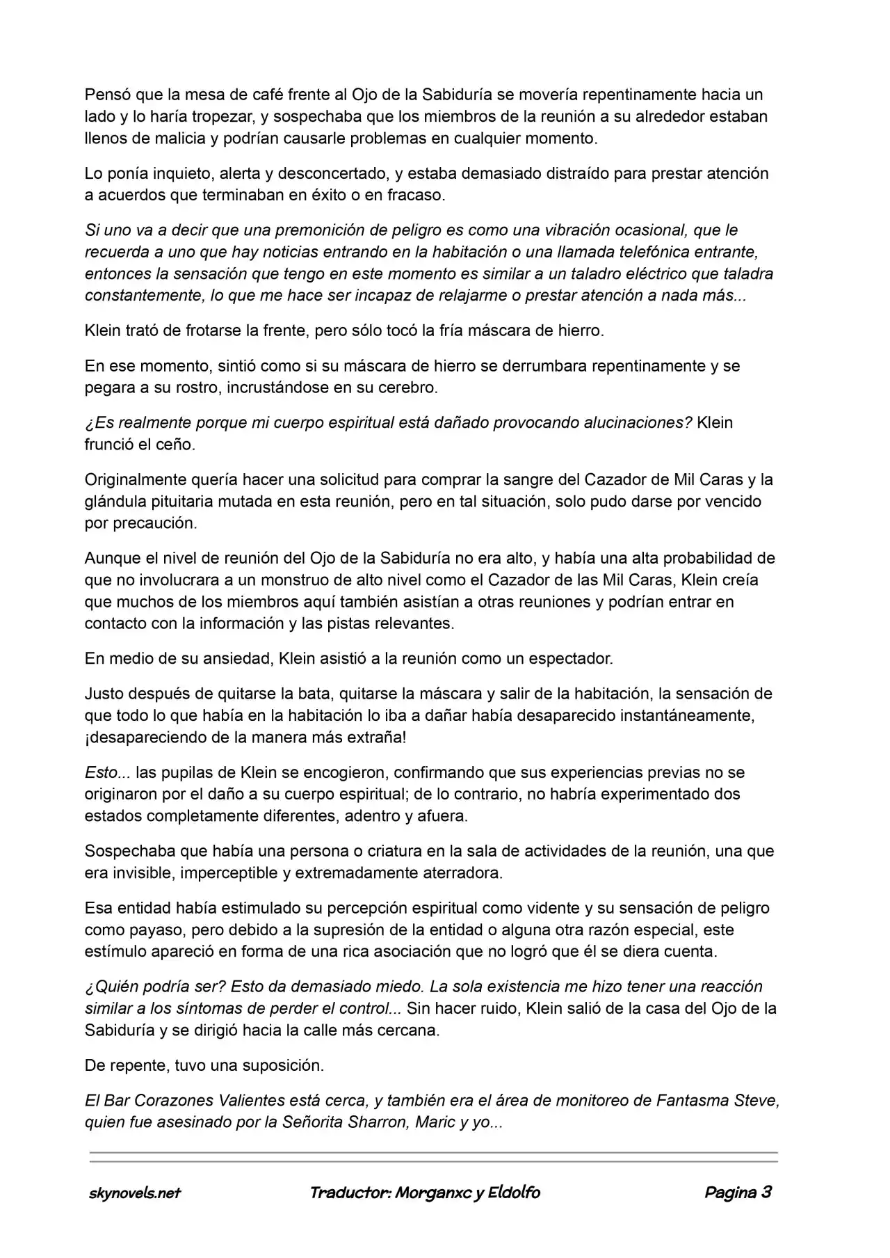 Lord Of The Mysteries (Novela) - Capítulo 382 - Página 3 - LectorTMOo
